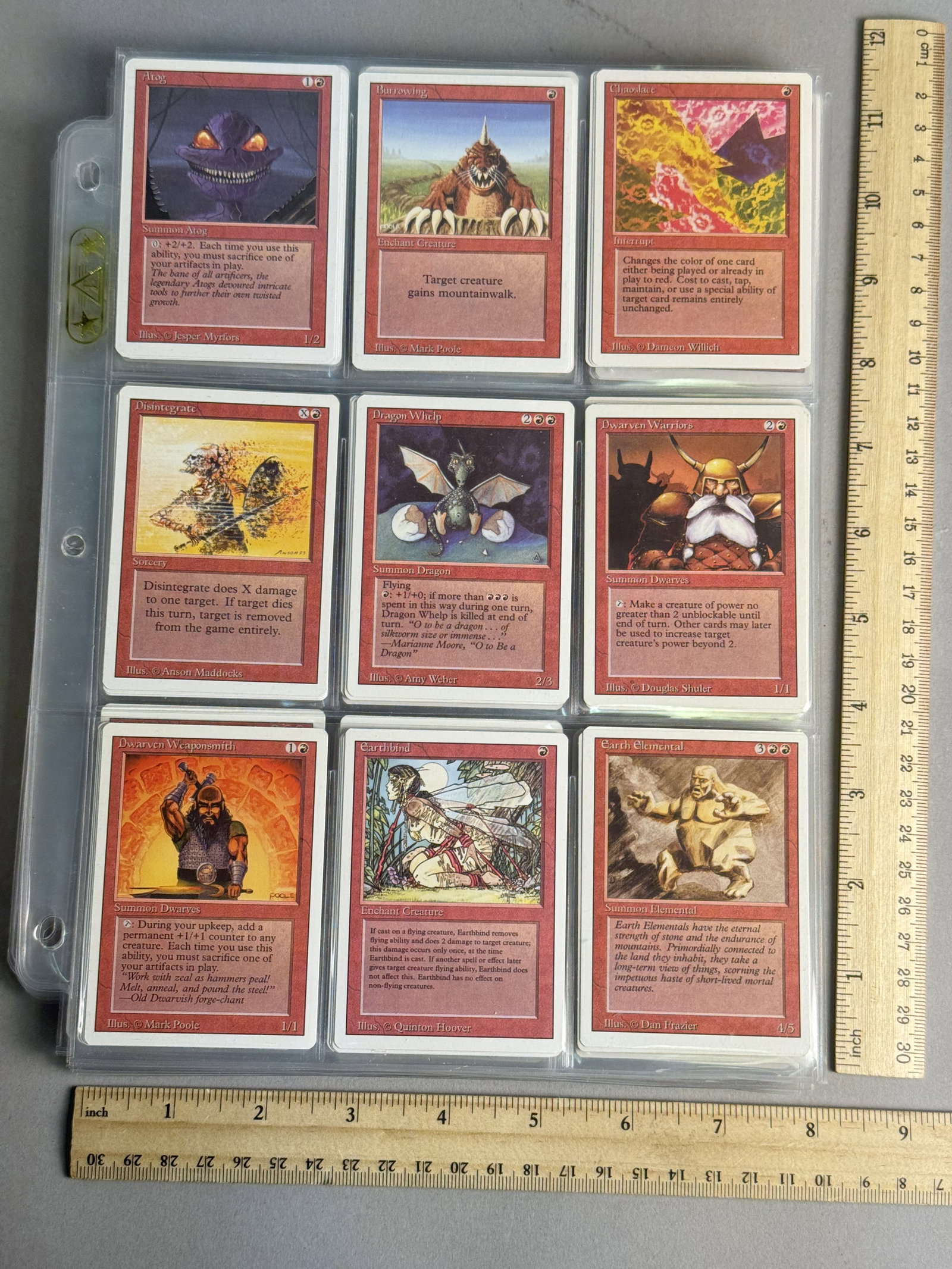 Magic: The Gathering Revised Red and White Cards - 4