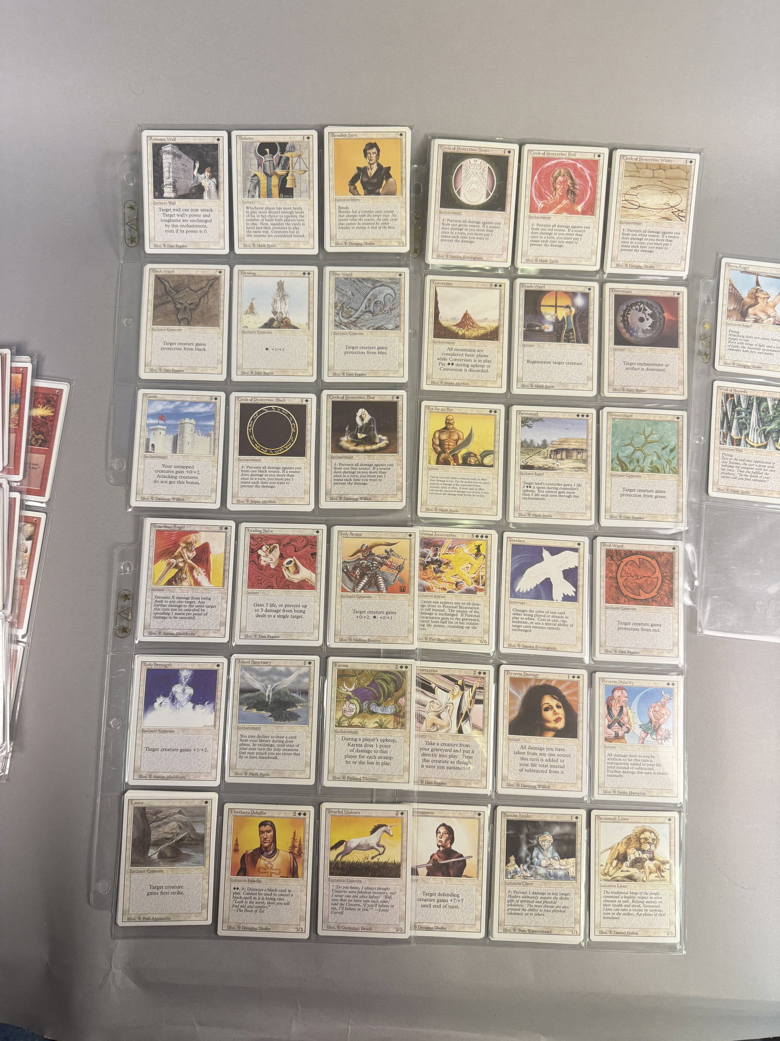 Magic: The Gathering Revised Red and White Cards - 5
