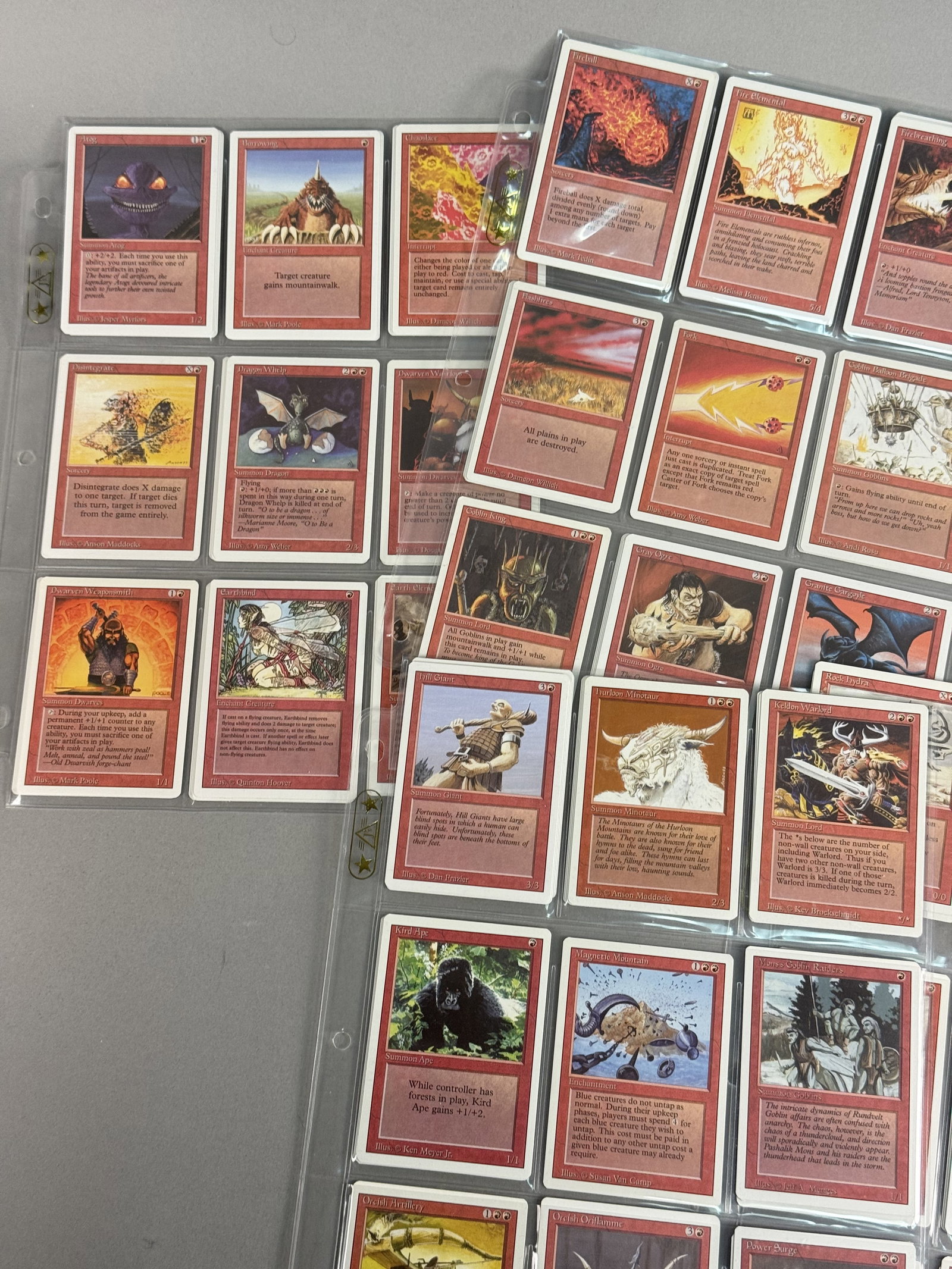 Magic: The Gathering Revised Red and White Cards - 6