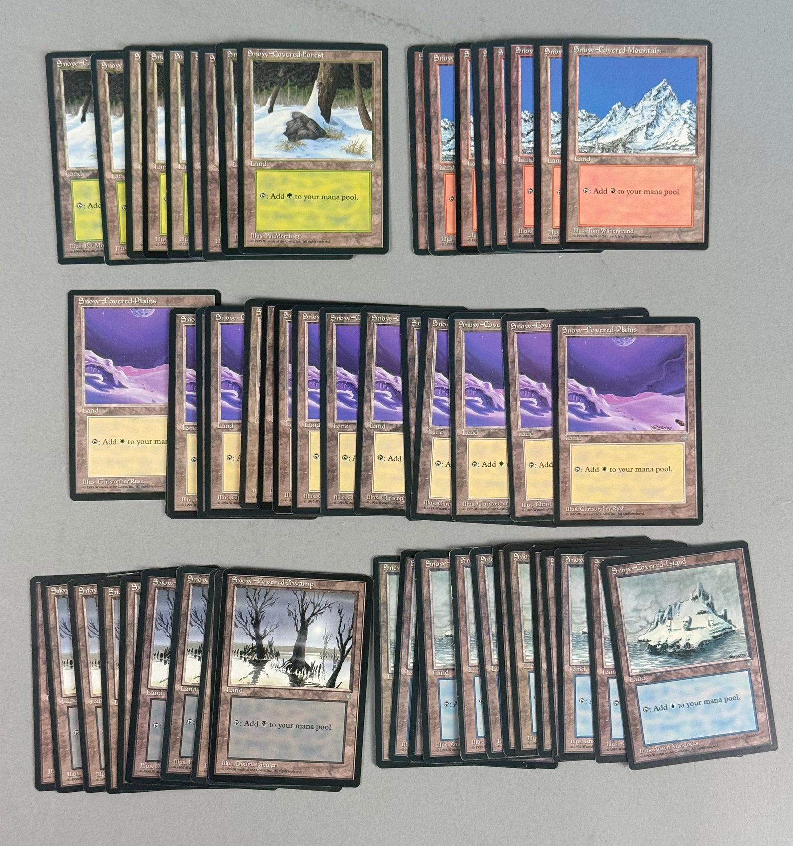 Magic: The Gathering Ice Age Snow-Covered Lands (1 of 6)