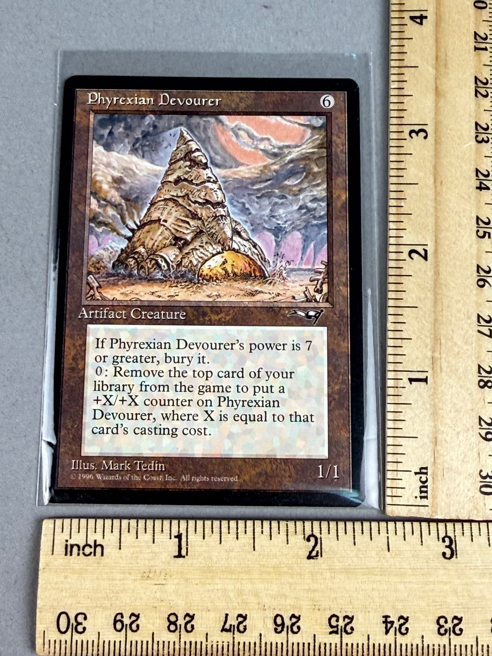 Magic The Gathering Alliances Phyrexian Devourer - 3