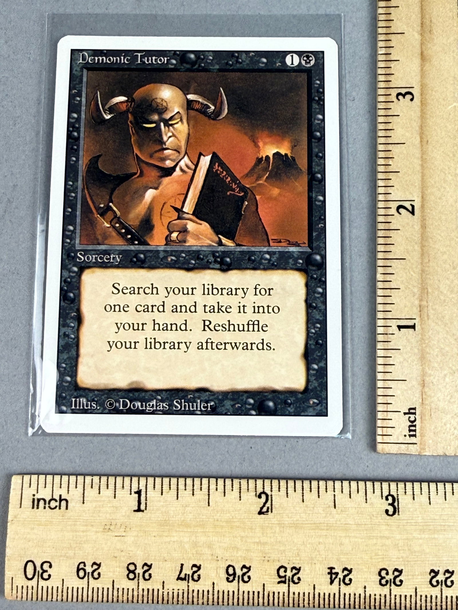 Magic The Gathering Demonic Tutor Revised - 3