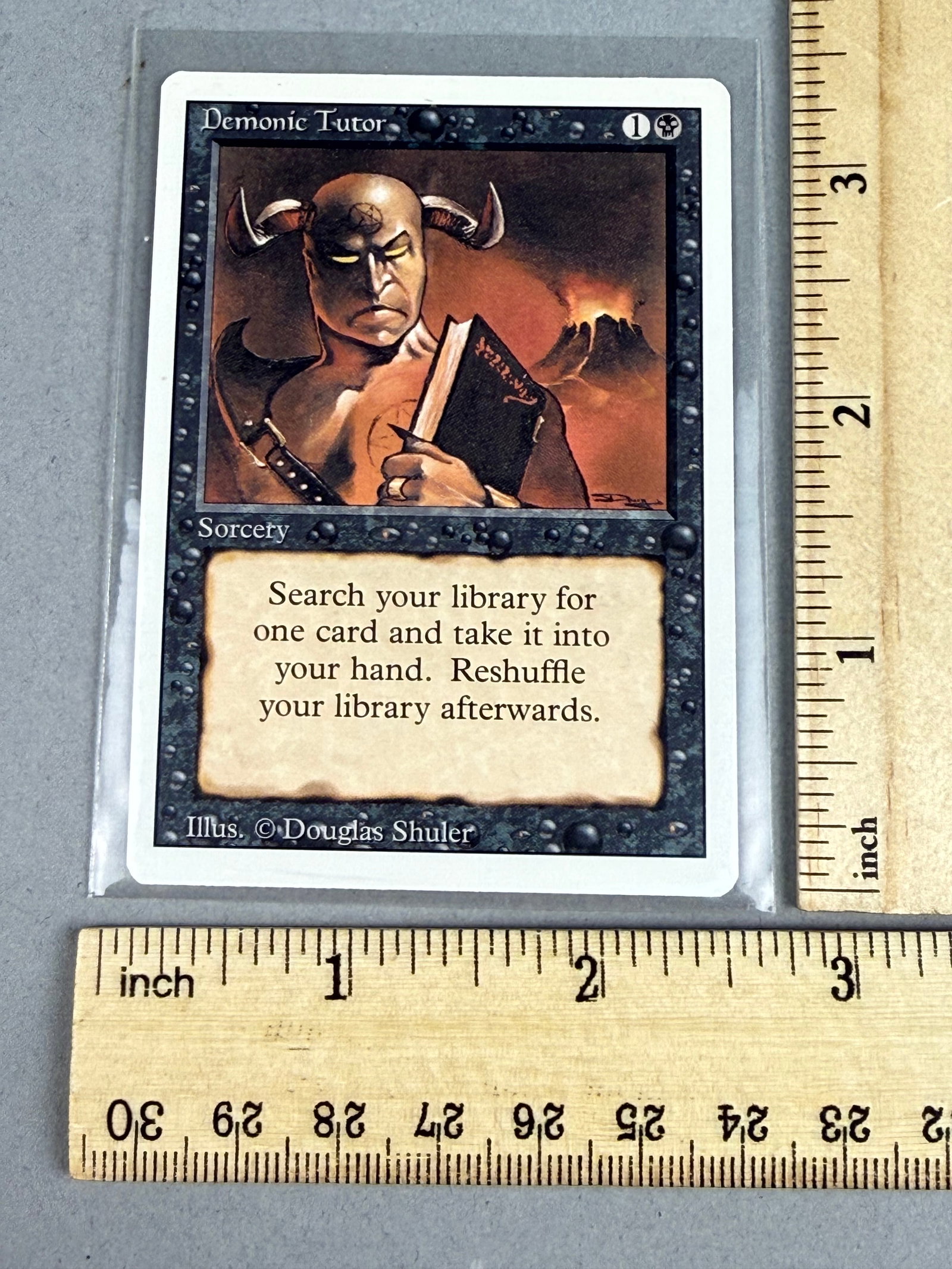 Magic The Gathering Demonic Tutor Revised - 3