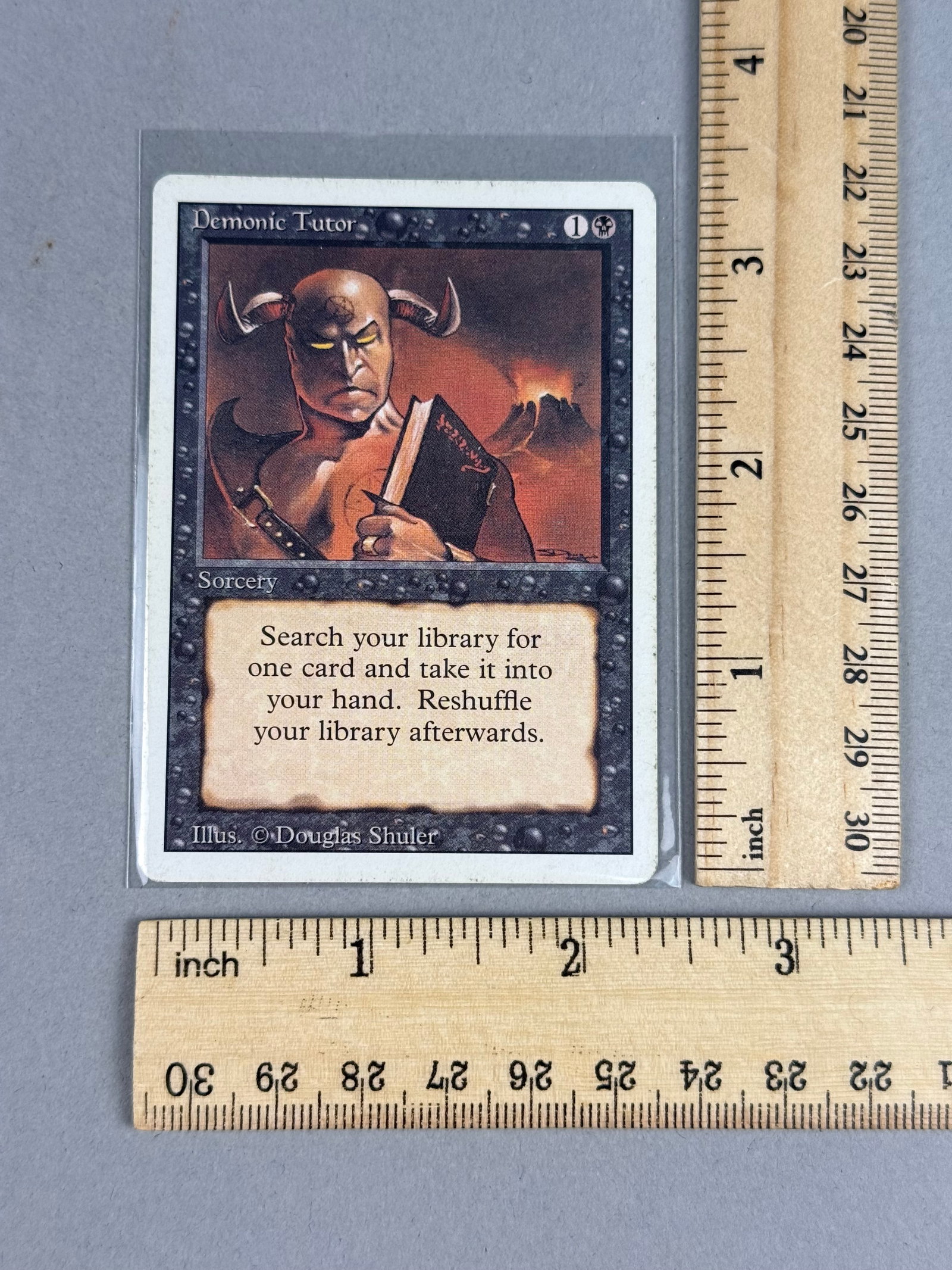 Magic The Gathering Demonic Tutor Revised - 4