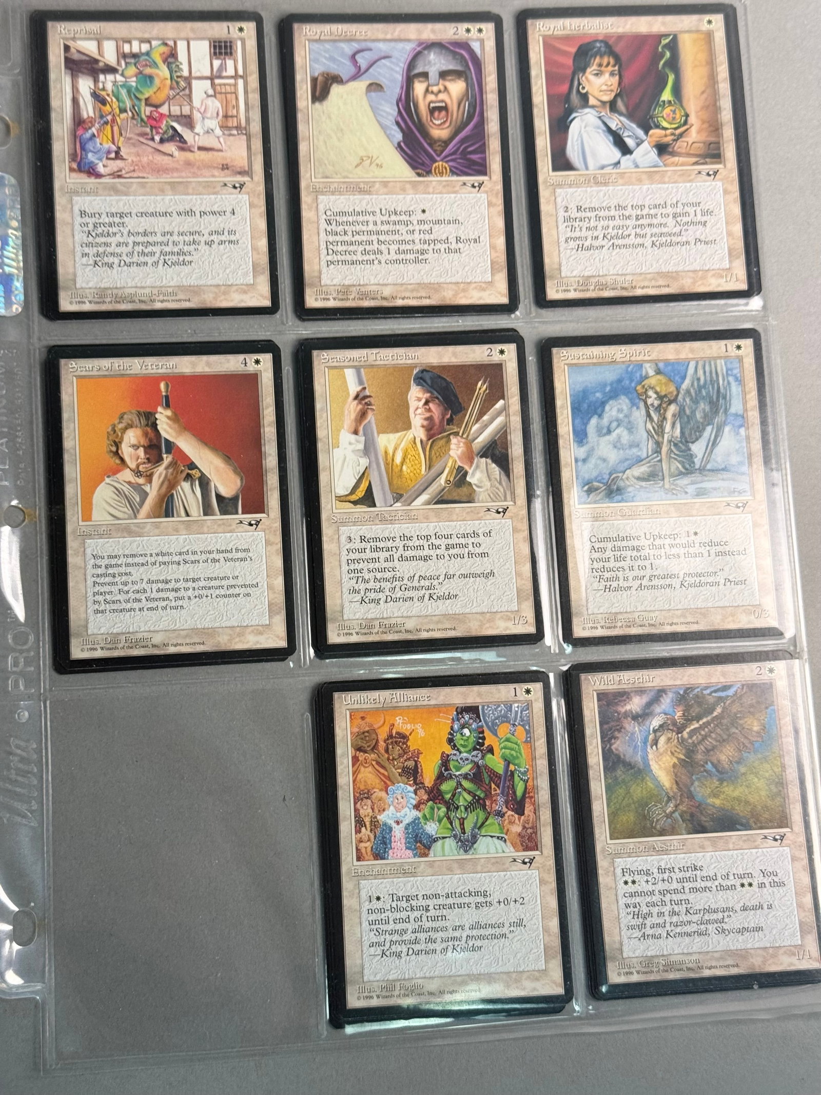 Magic The Gathering Alliances Lot - 7