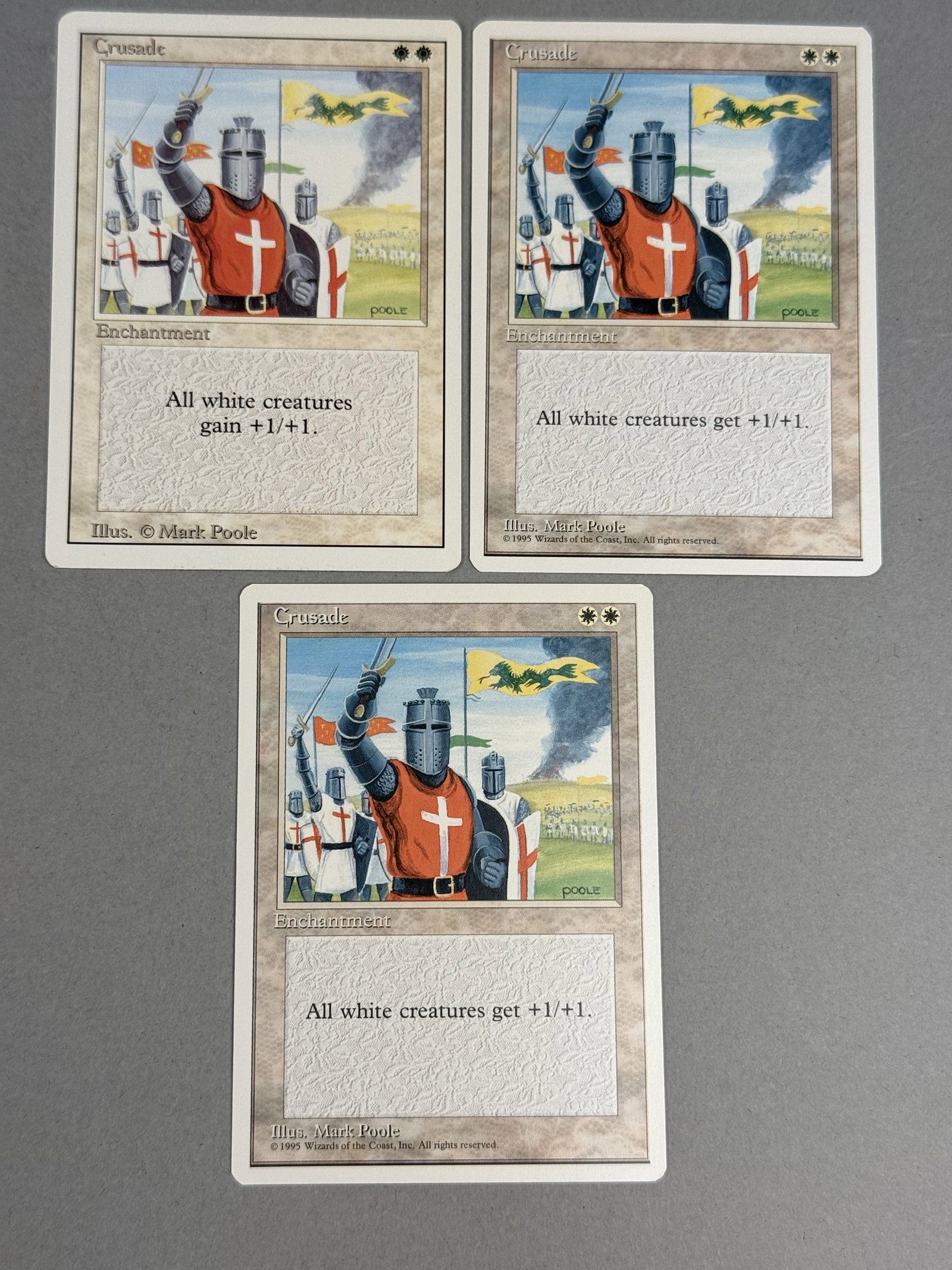 3 Magic The Gathering Crusade Revised and Fourth Editions - 2