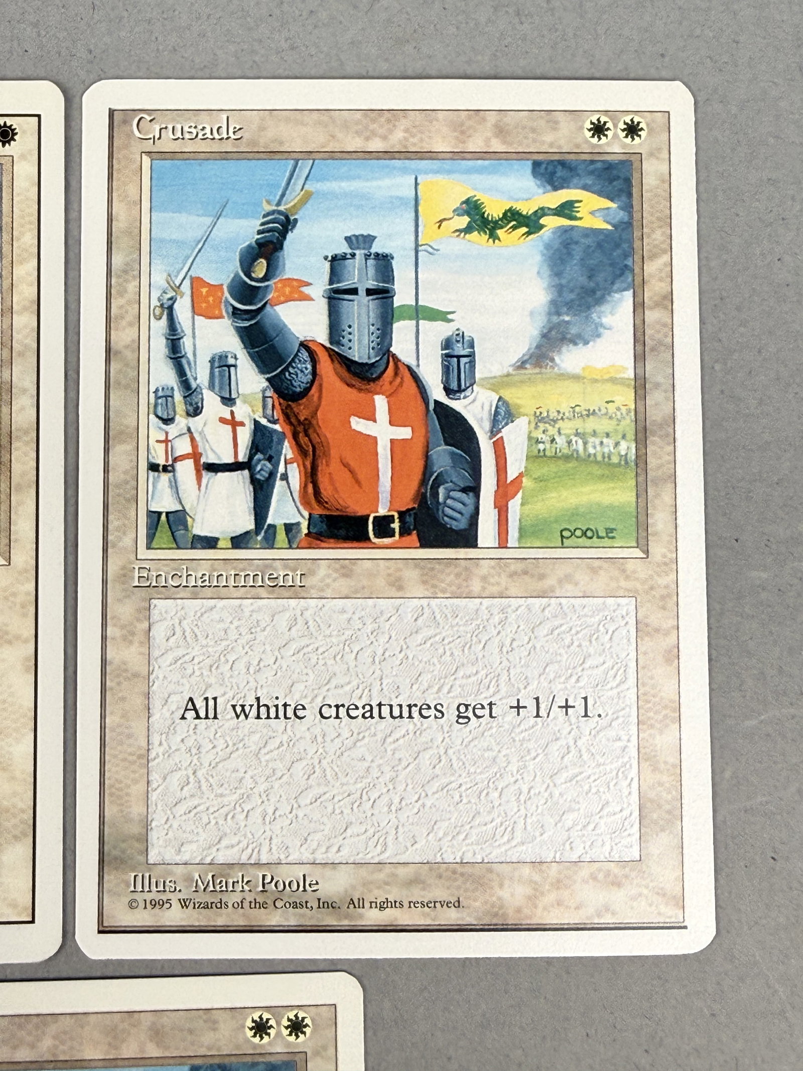 3 Magic The Gathering Crusade Revised and Fourth Editions - 3