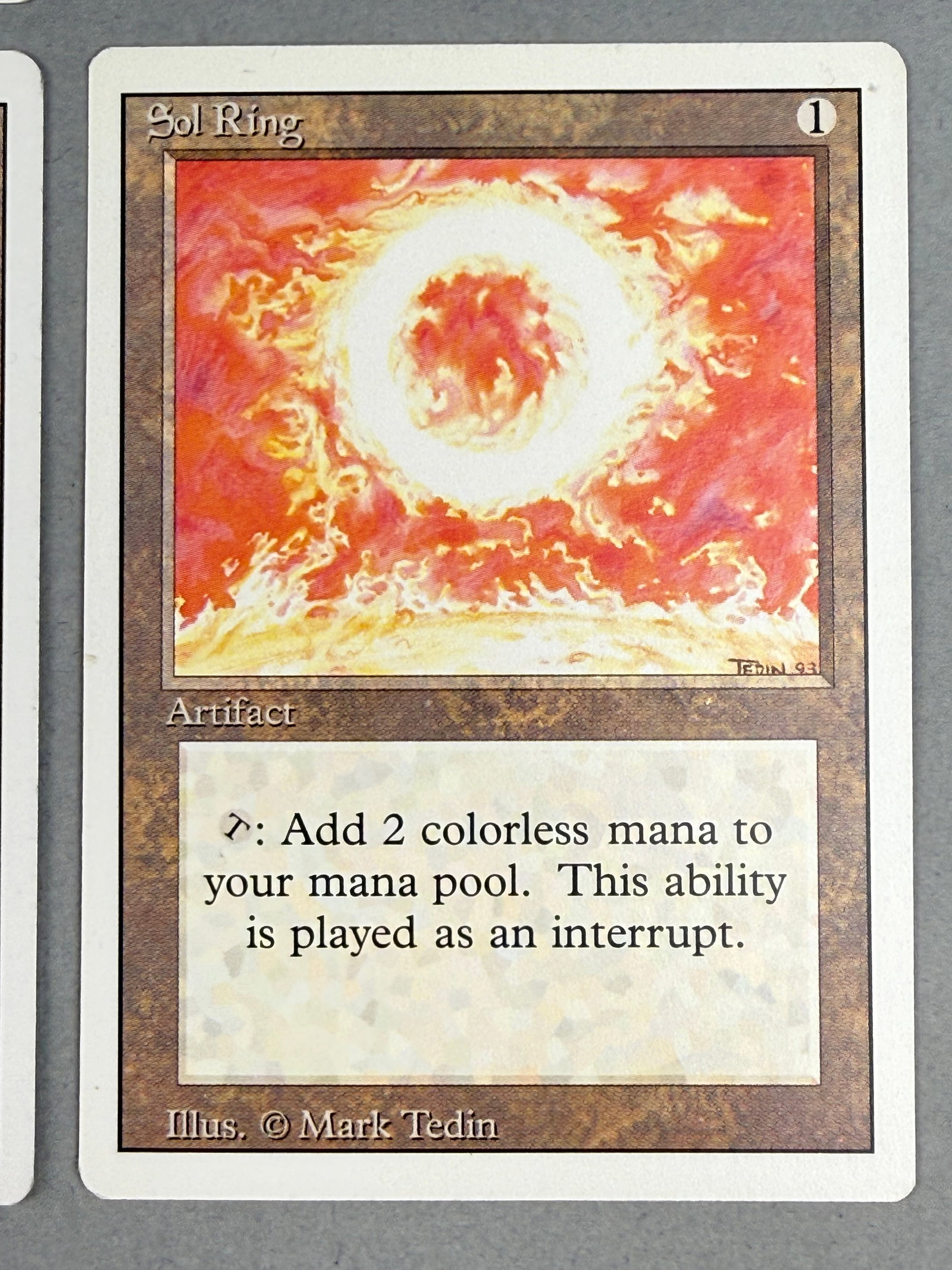 4 Magic The Gathering Revised Edition Sol Ring - 5