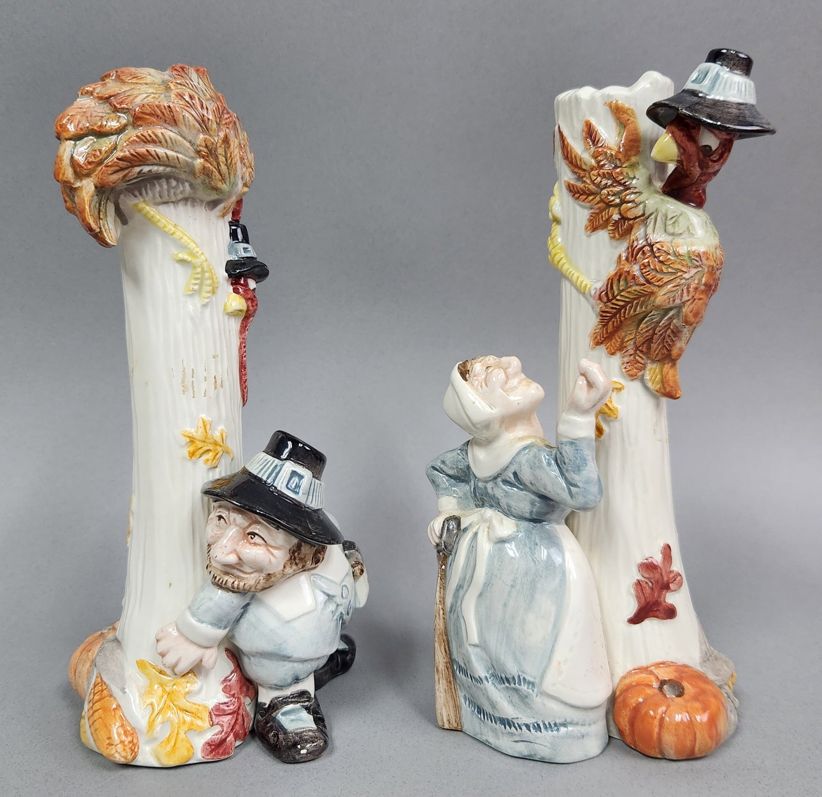 Fitz & Floyd Pilgrims Candle Holders (1 of 10)