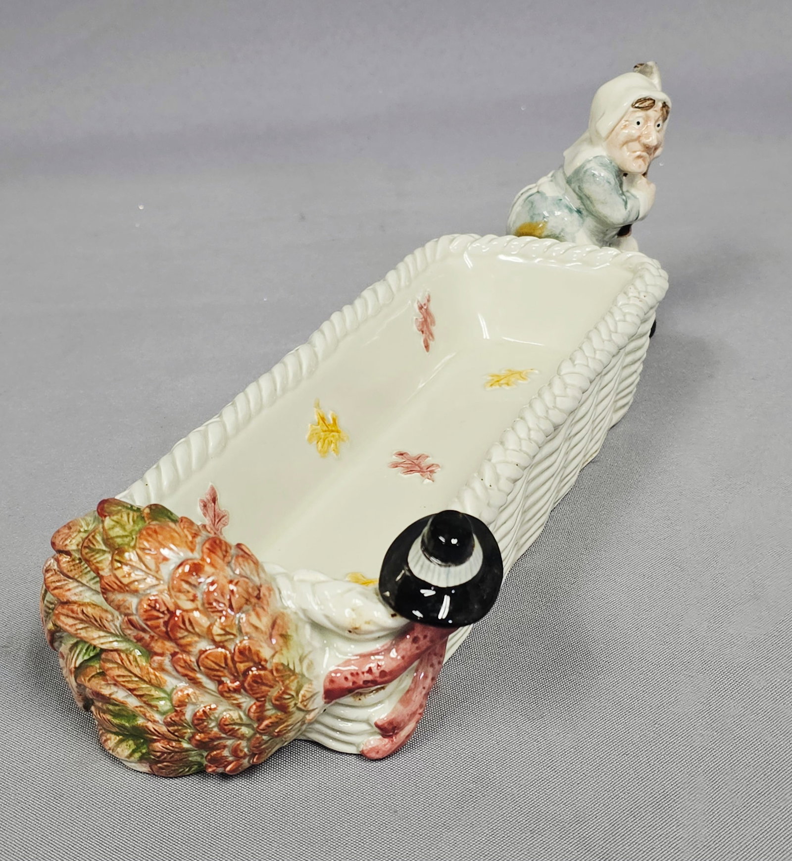 Fitz and Floyd Pilgrim's Progress Ceramic Tidbit Dish - 4