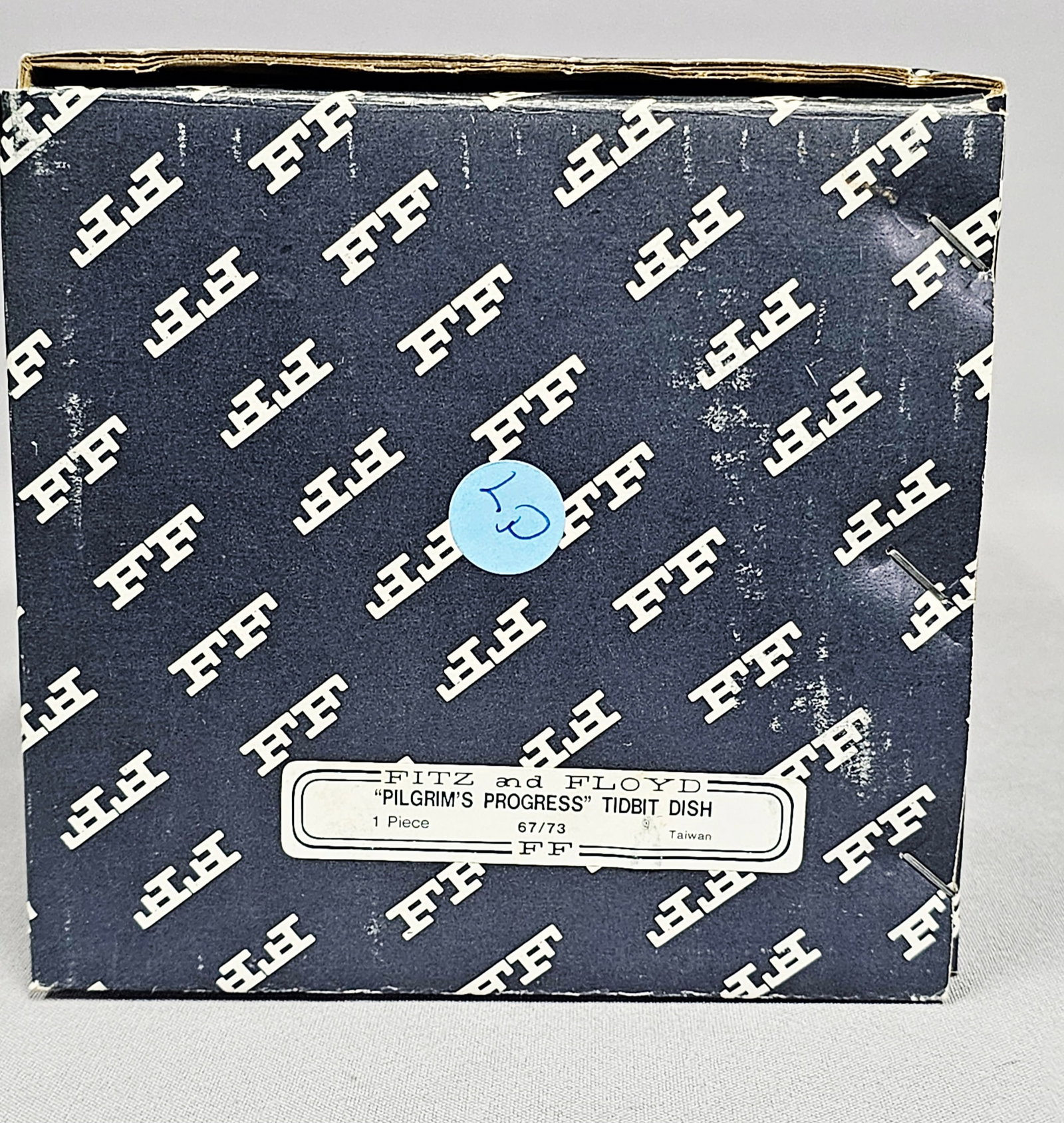 Fitz and Floyd Pilgrim's Progress Ceramic Tidbit Dish - 9