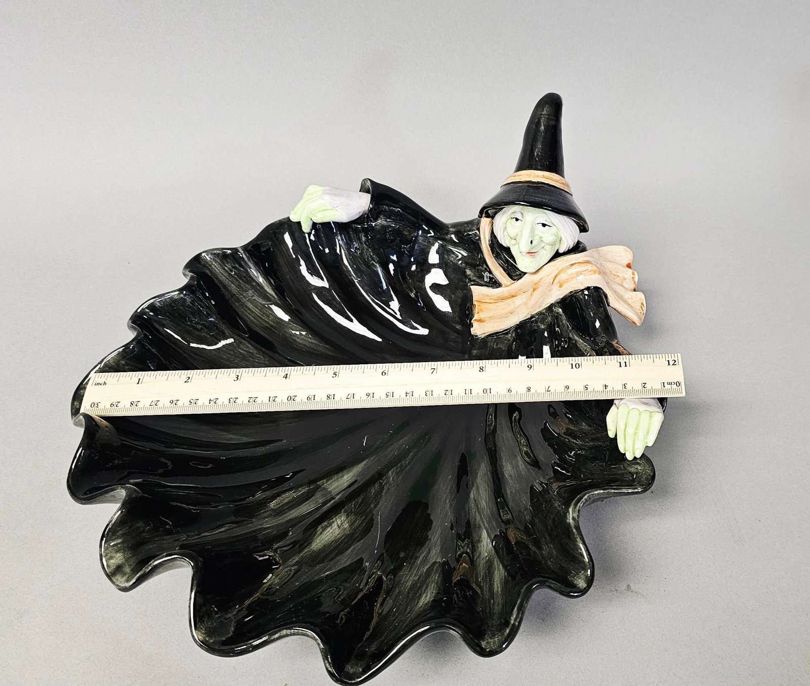 Fitz & Floyd Ceramic Witch Server, 1987 - 3