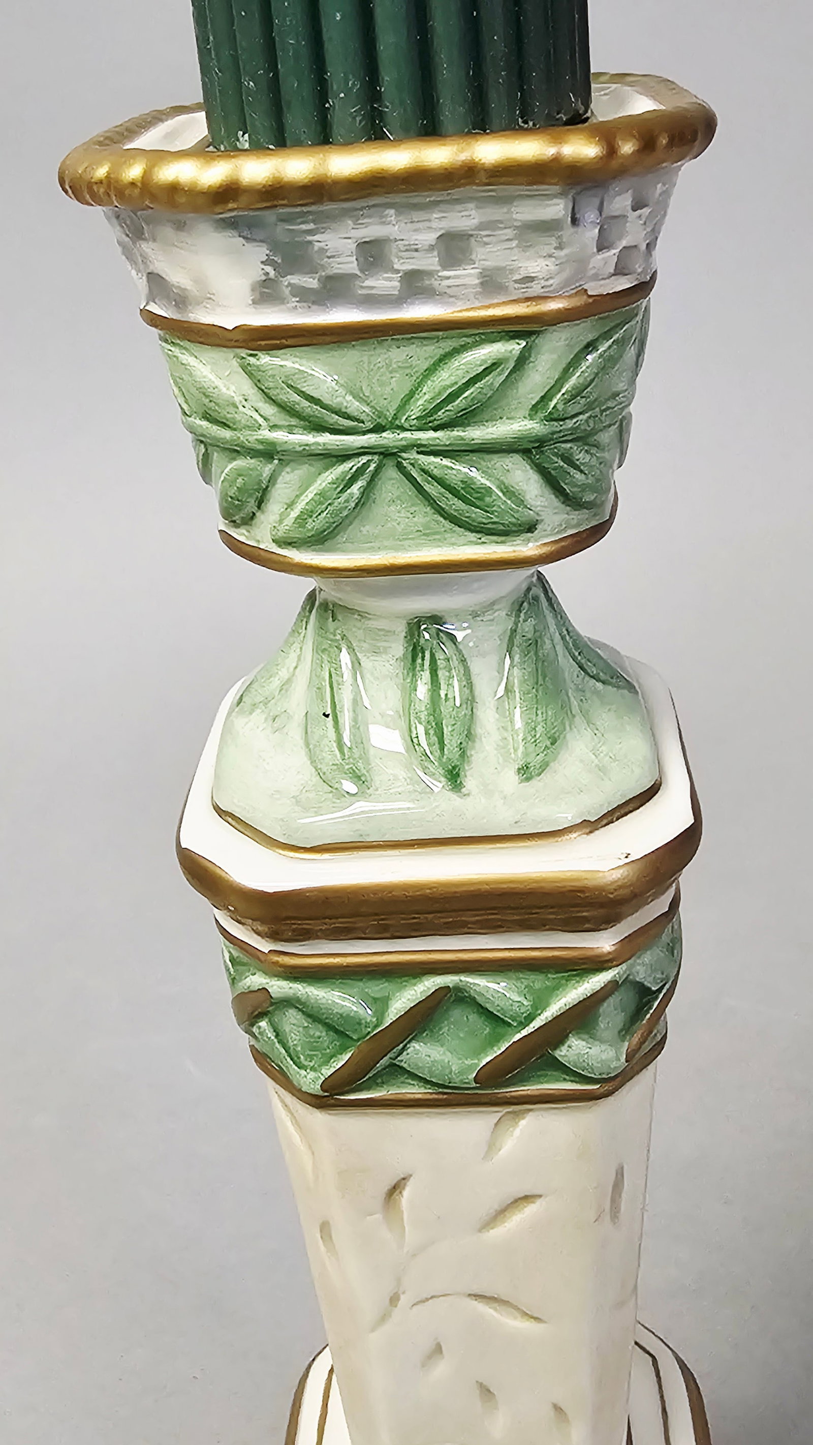 Fitz and Floyd Classics Gregorian Pattern Candleholder - 3