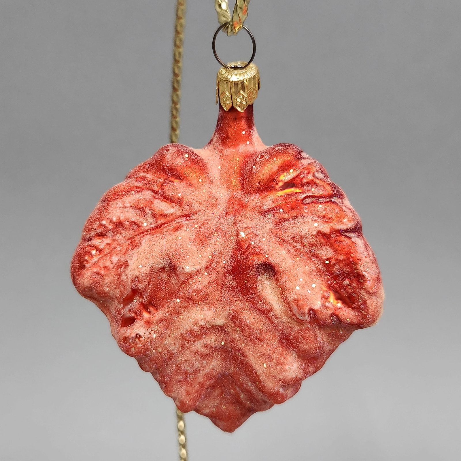 Christopher Radko Red Leaf Ornament - 2