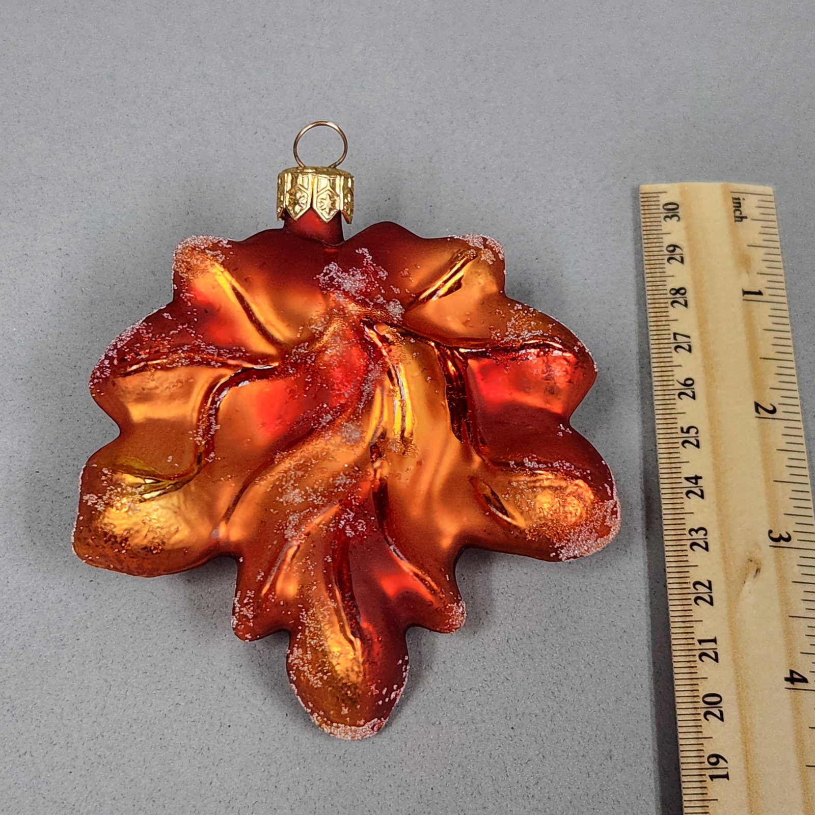 Christopher Radko Maple Leaf Ornament - 4
