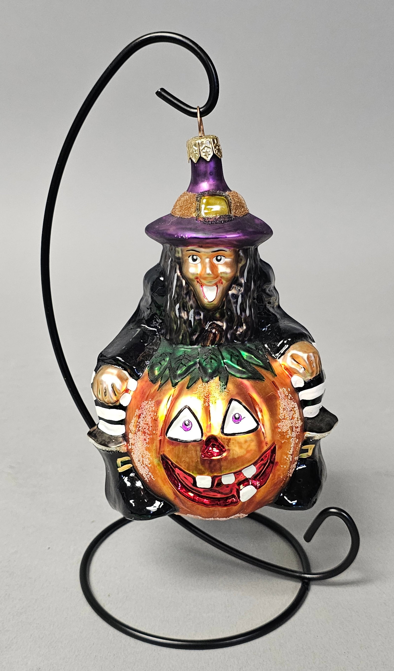Radko Witch & Jack-o-Lantern Ornament (1 of 5)