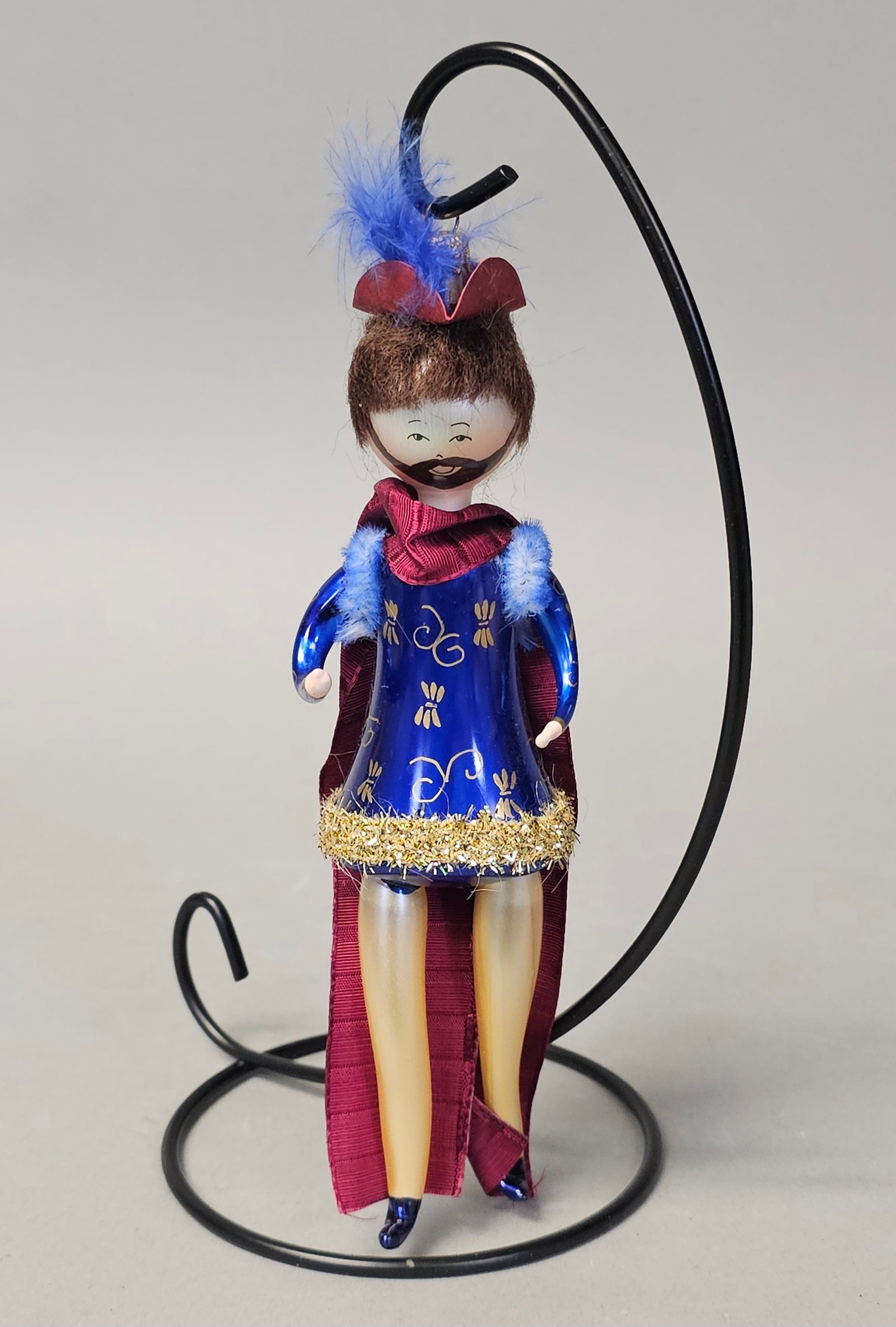 Italian Hand Blown Glass Nobleman Ornament (1 of 5)