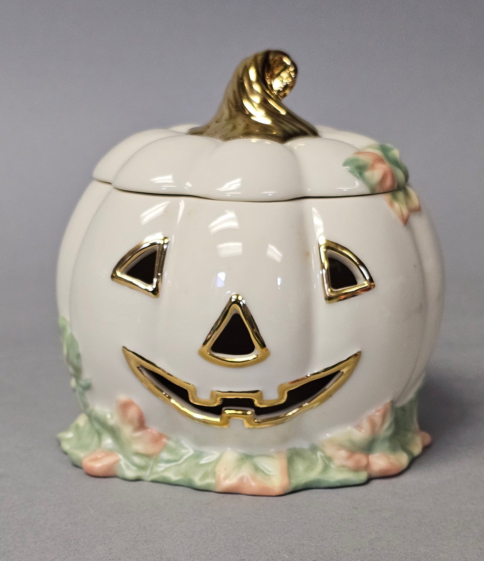 Lenox Porcelain Jack-O-Lantern Votive Candle Holder (1 of 6)