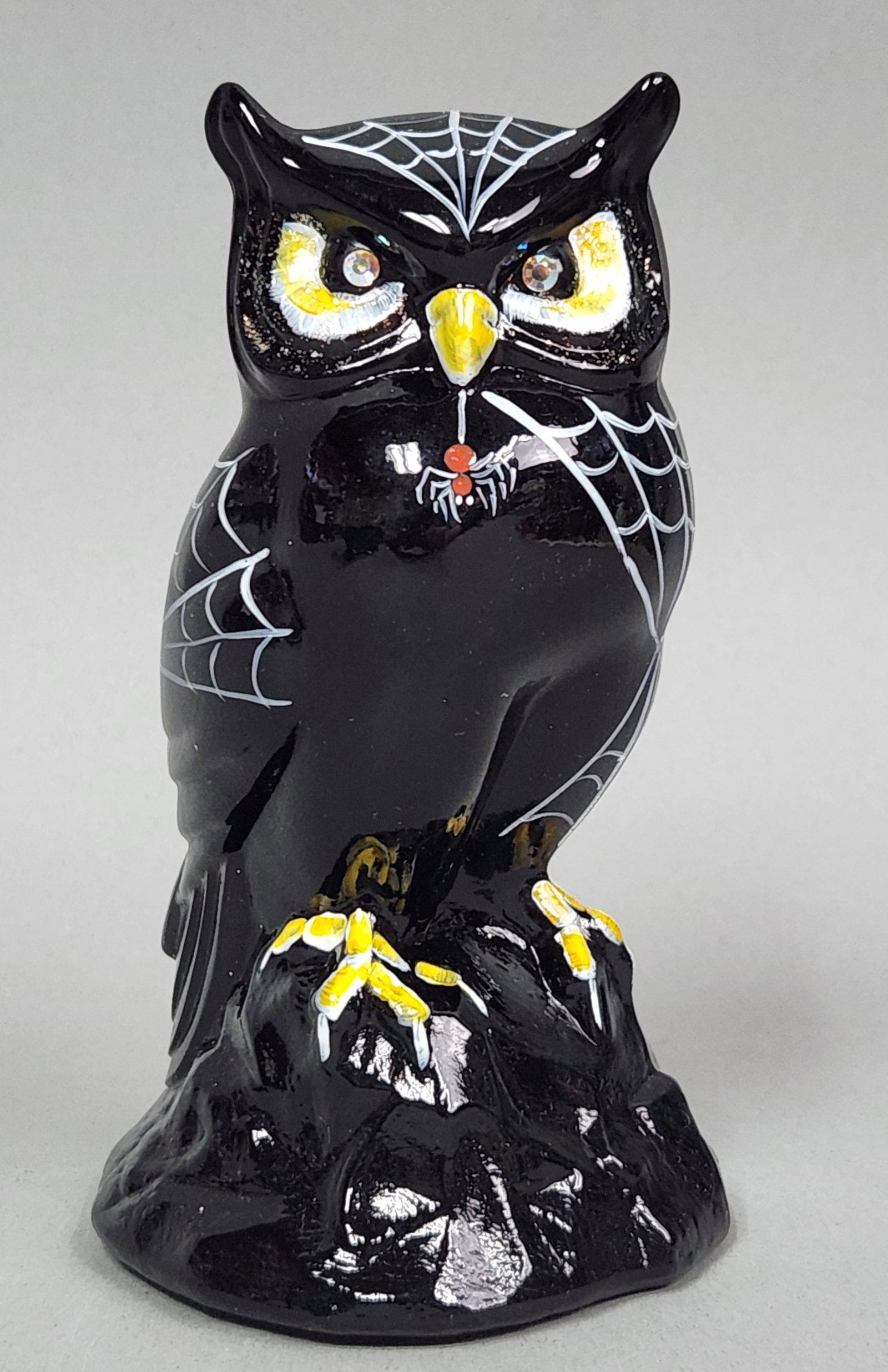 Fenton Halloween Spiderweb Owl (1 of 7)