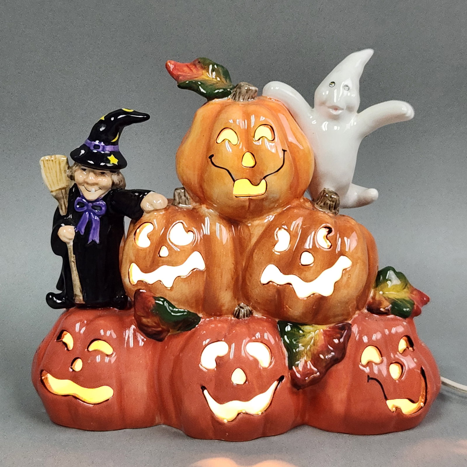 Pacific Rim Jack-o-Lanterns Witch & Ghost (1 of 7)
