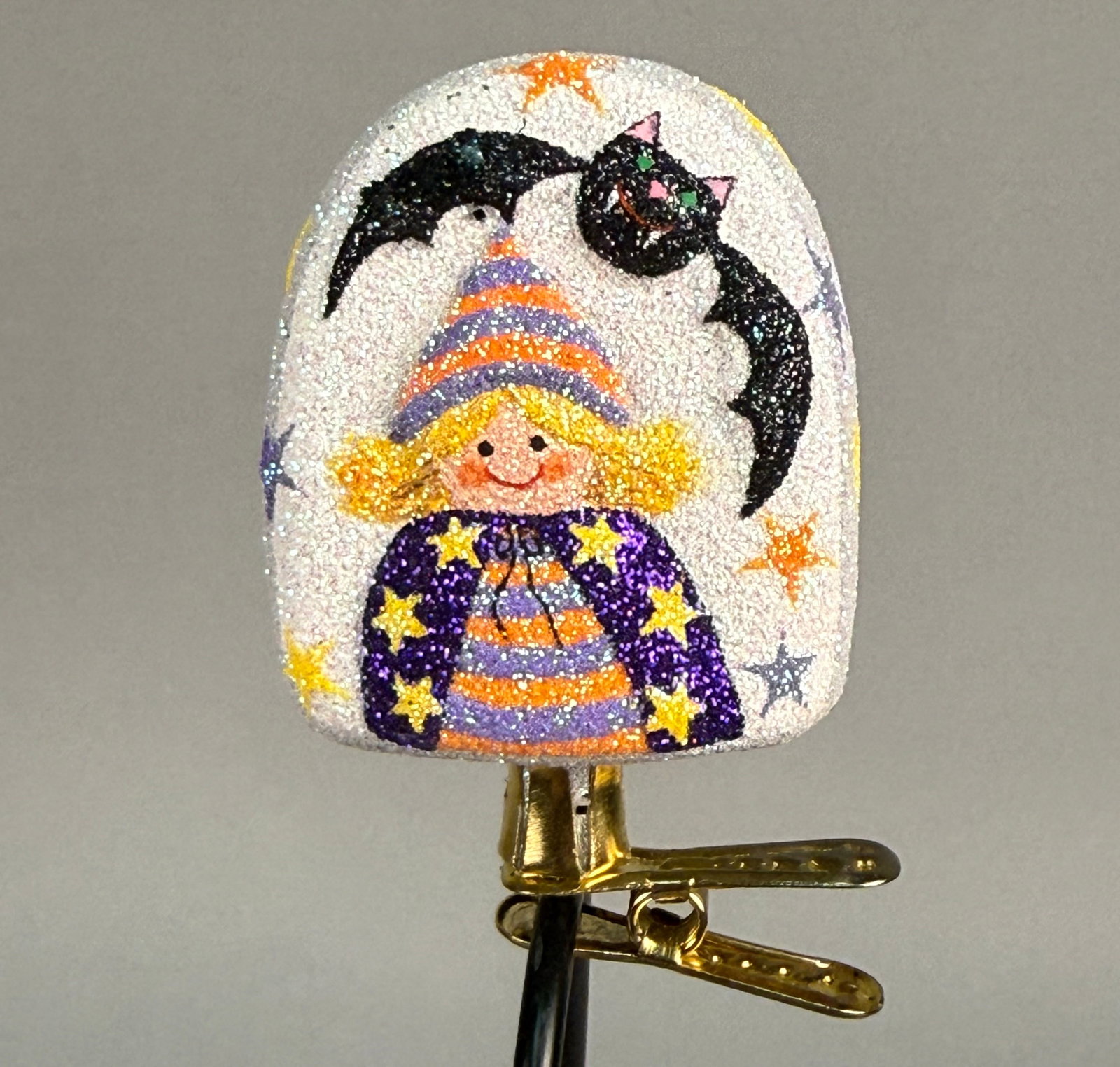 Patricia Breen Halloween Clip-On Witch Tombstone Ornament (1 of 5)