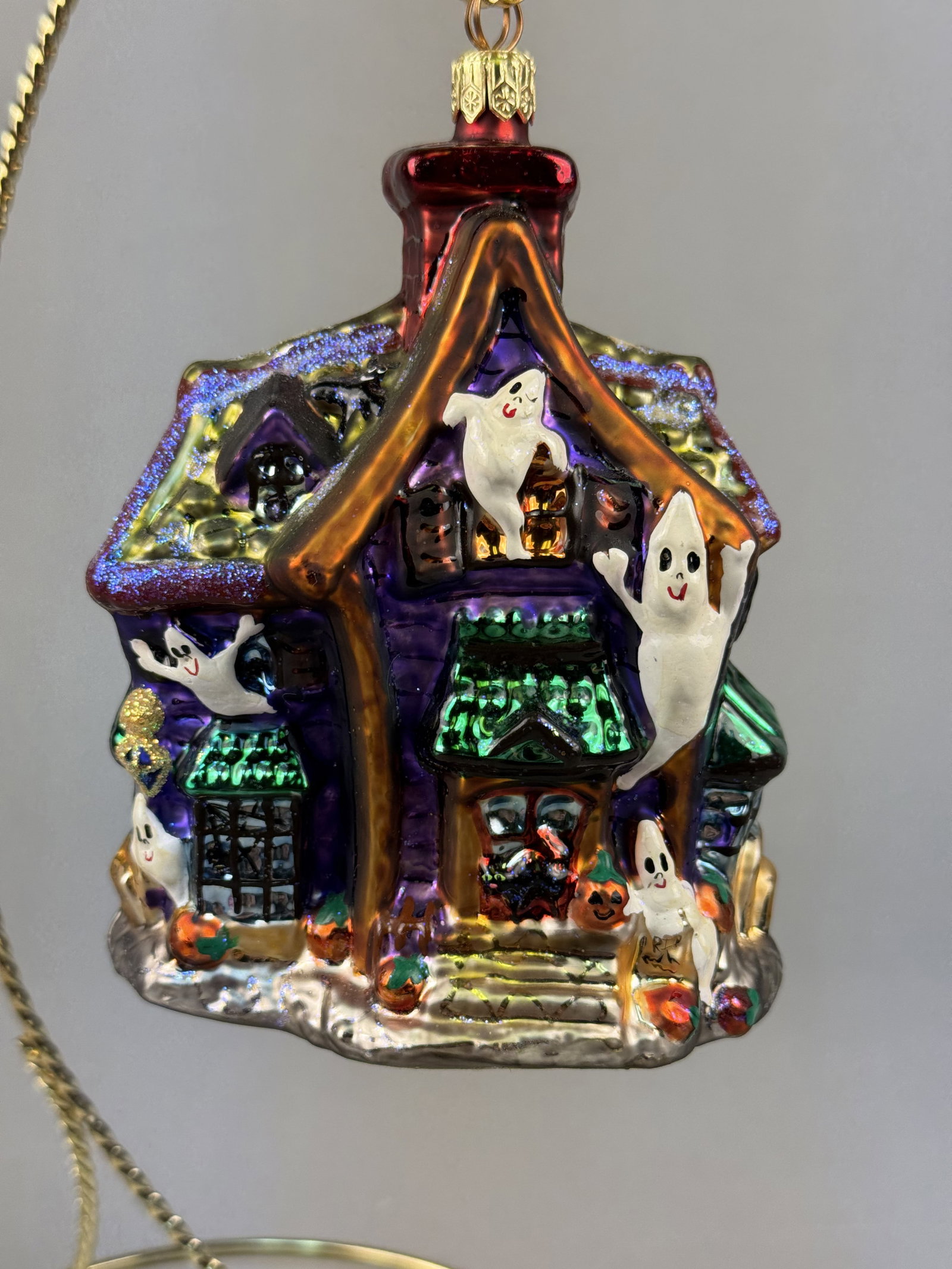 Radko Howl Manor Halloween Haunted House Glass Ornament (1 of 6)