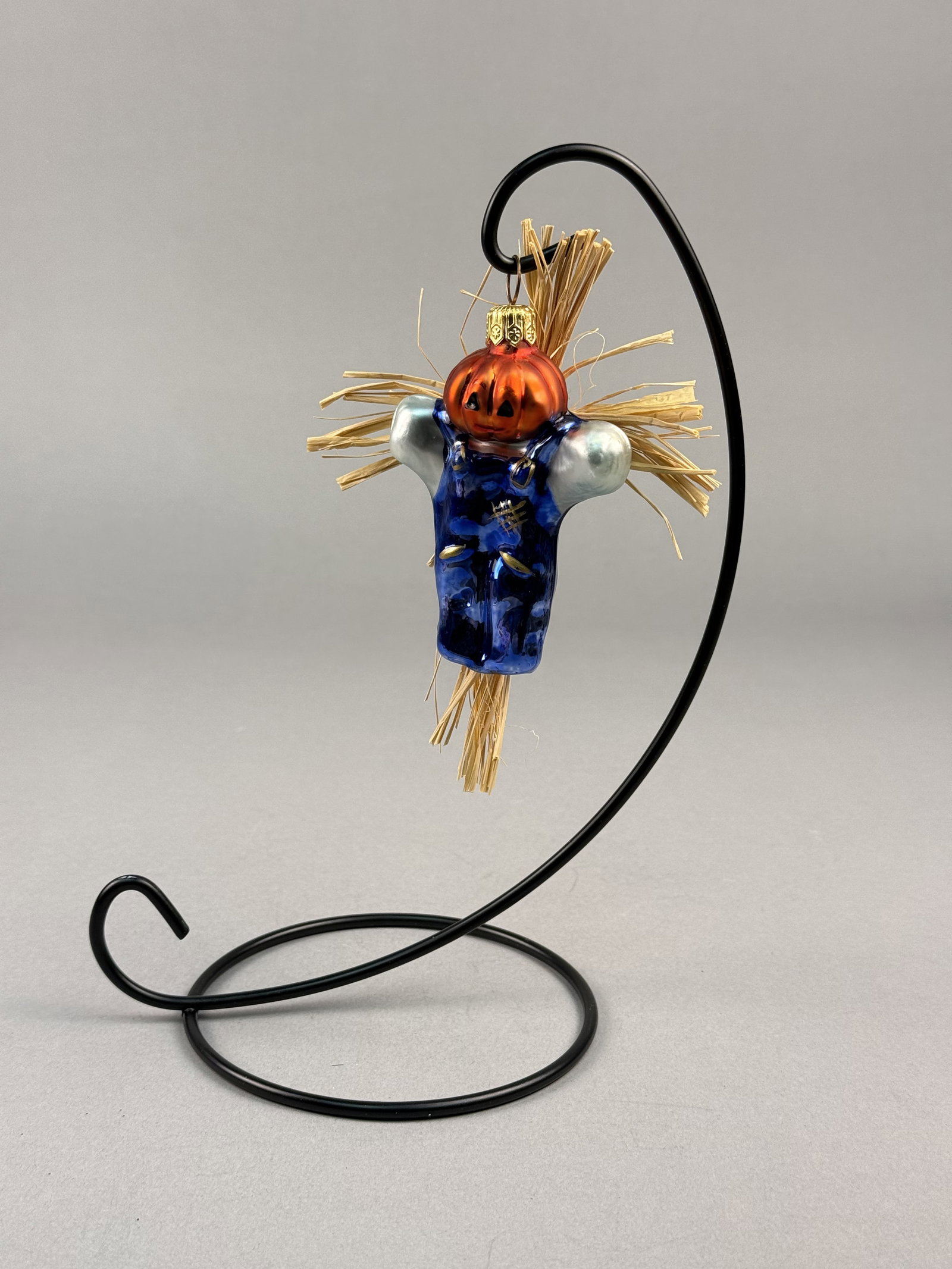 Radko Blown Glass Scarecrow Halloween Ornament (1 of 5)
