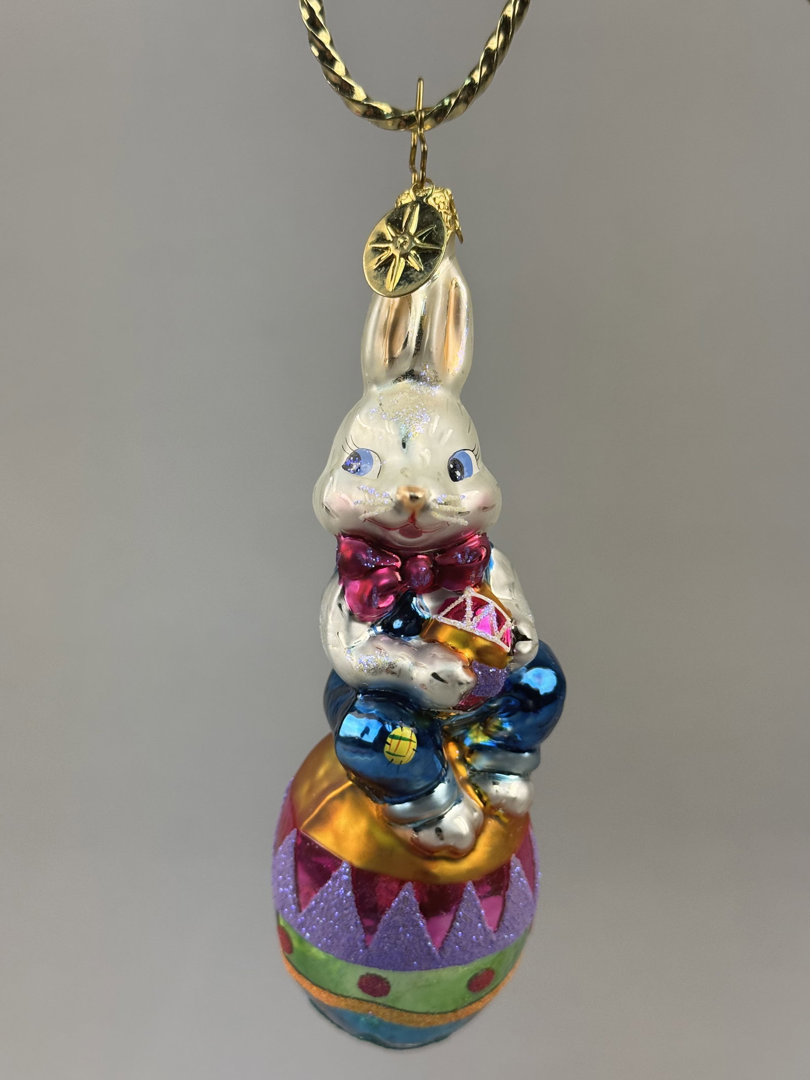 Radko Flopsy's First Glass Easter Bunny Ornament (1 of 5)