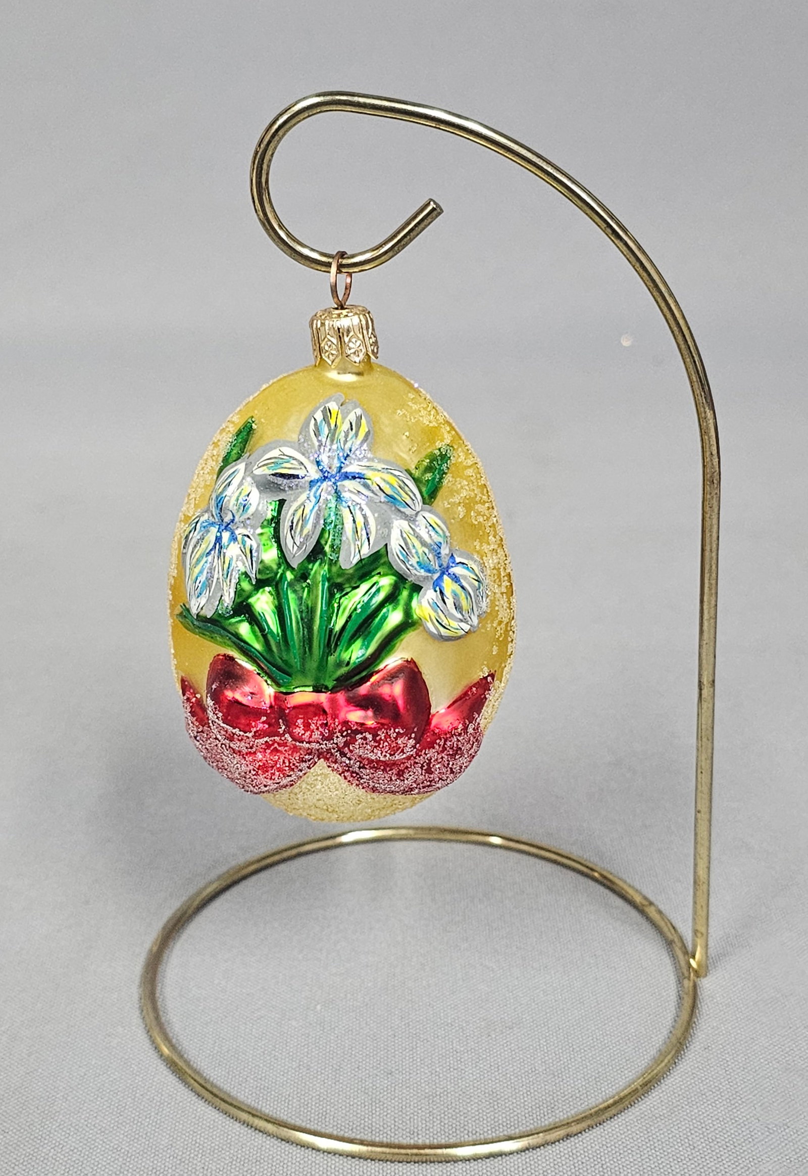 Radko Egg Blossoms Glass Christmas Ornament (1 of 5)