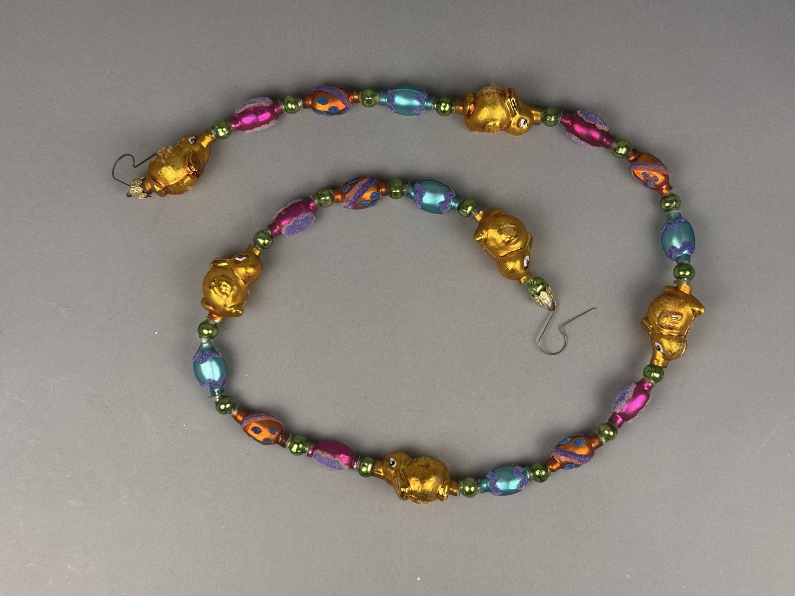Christopher Radko Quacker and Eggs Glass Bead Garland (1 of 6)