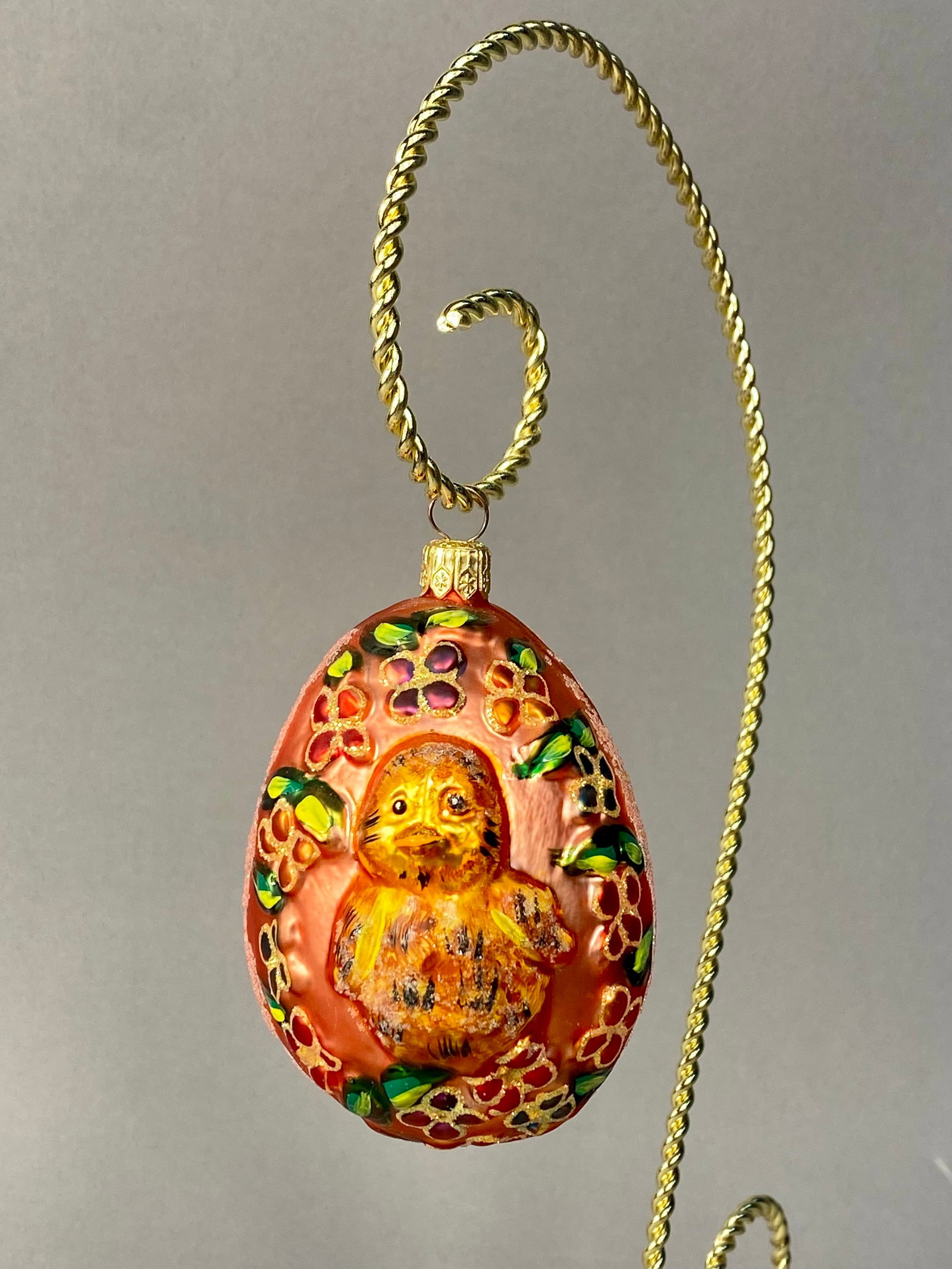 Radko Little Peepers Hand Painted Glass Easter Egg Ornament (1 of 3)