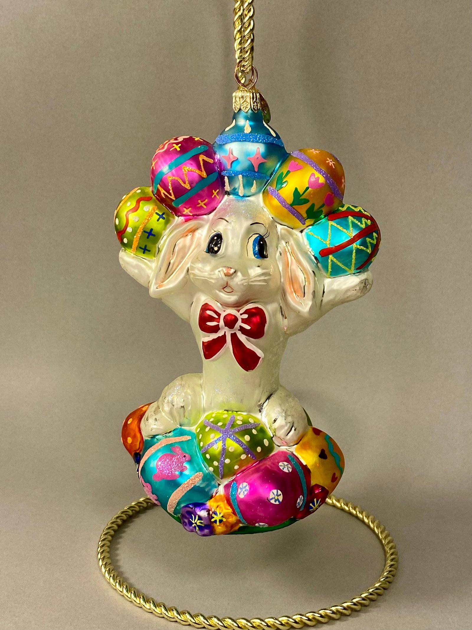 Radko An Even Dozen Easter Bunny Glass Ornament (1 of 4)