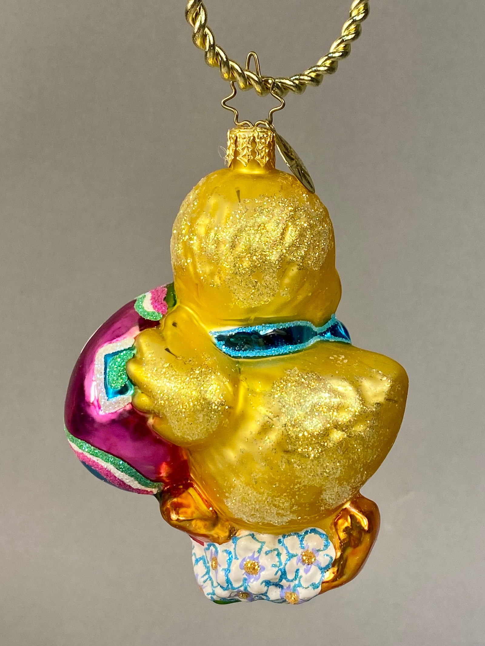Radko Easter Outing Glass Chick Ornament - 2