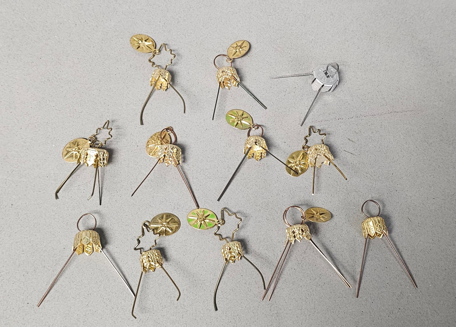 RADKO Metal Christmas Ornament Caps and Hangers (1 of 5)