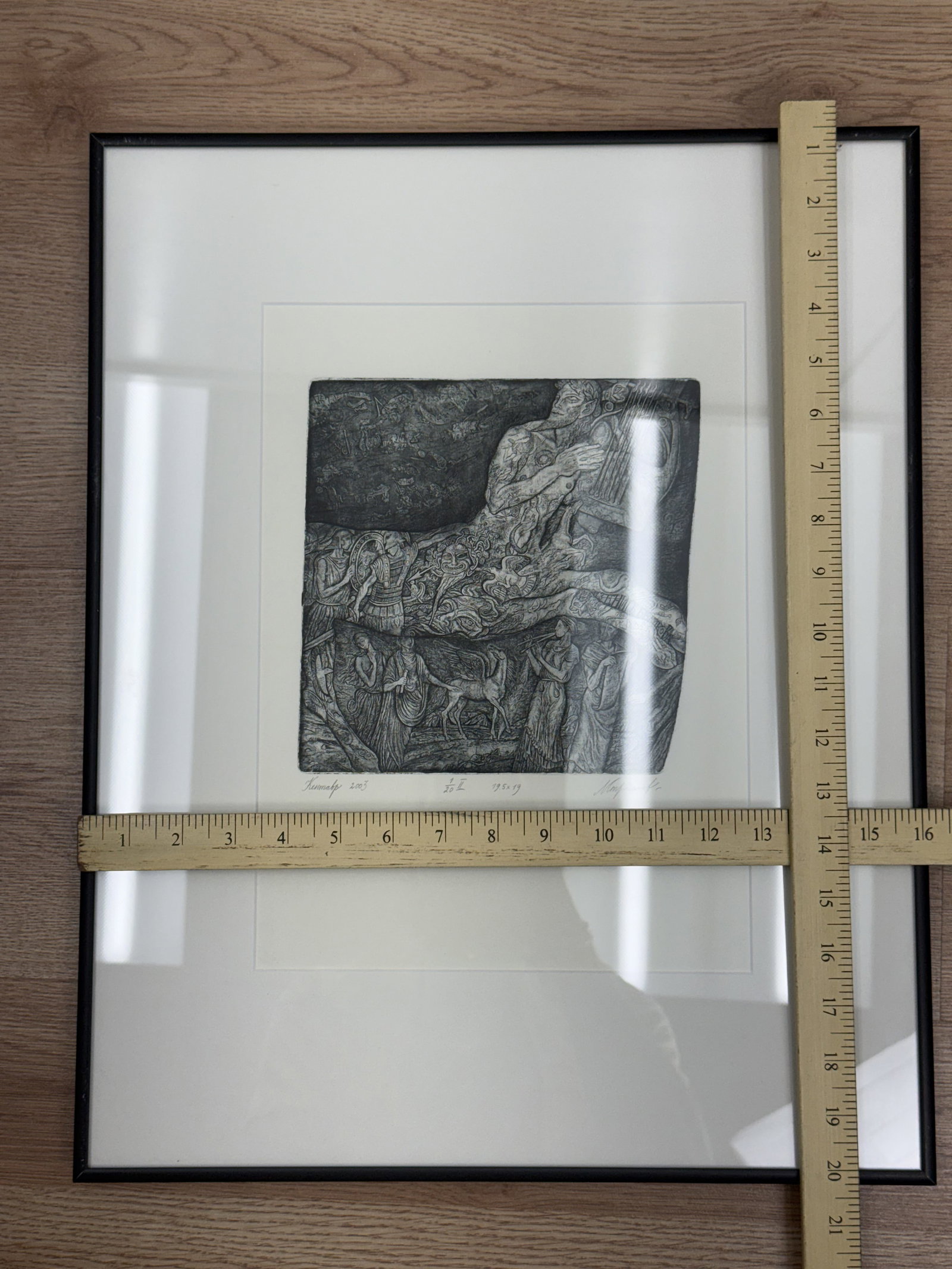 Leonid Stroganov, Centaur, Etching, 2003 - 7