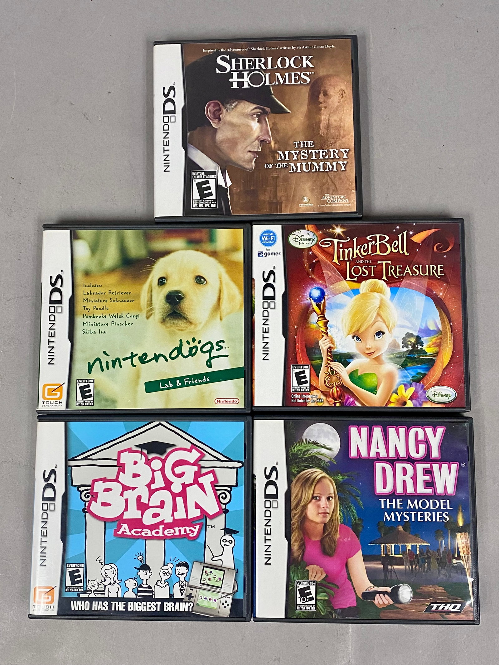 Five Nintendo DS Video Games (1 of 3)