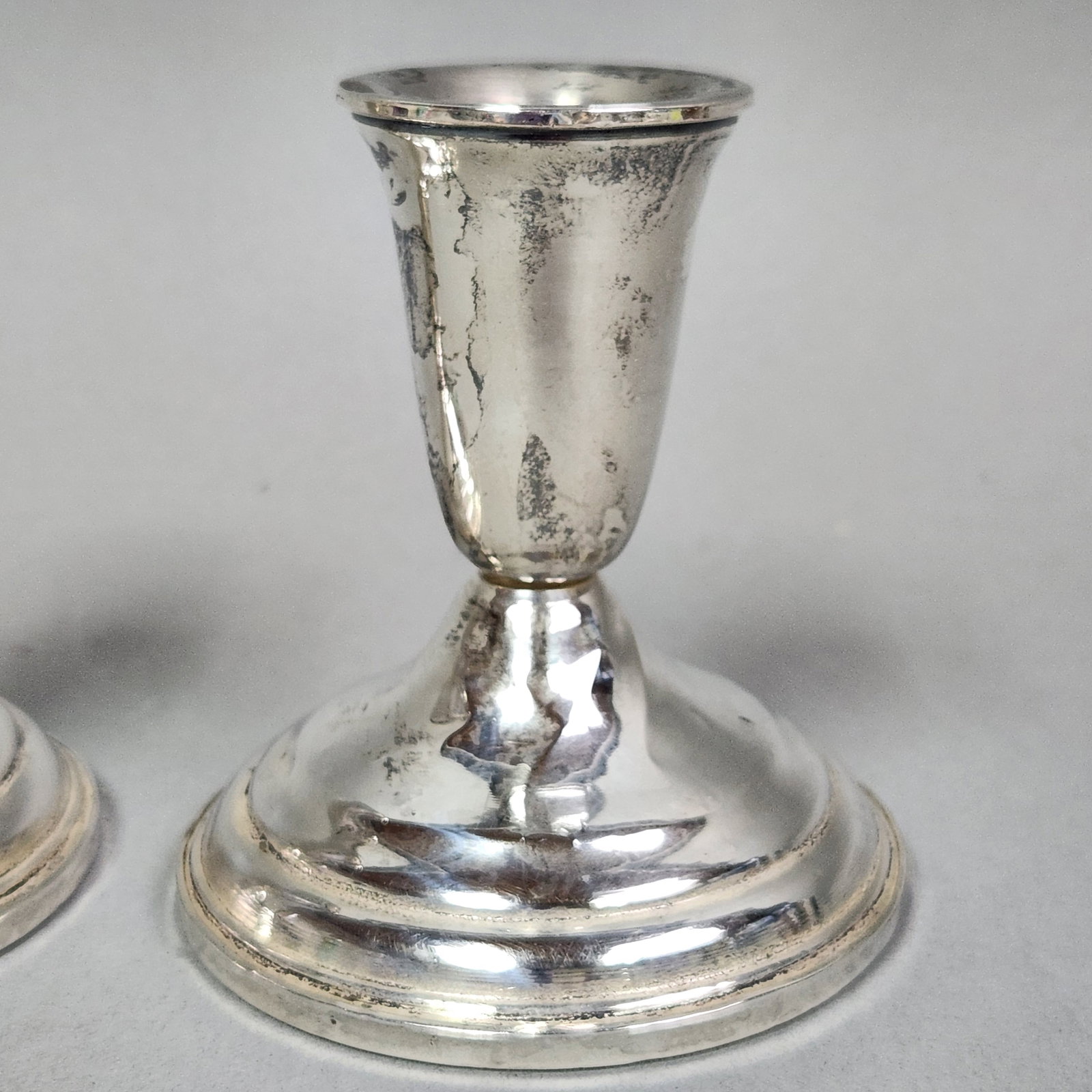 Weighted Sterling Candlesticks - 3