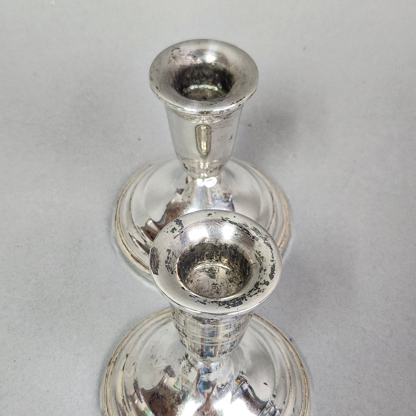 Weighted Sterling Candlesticks - 4