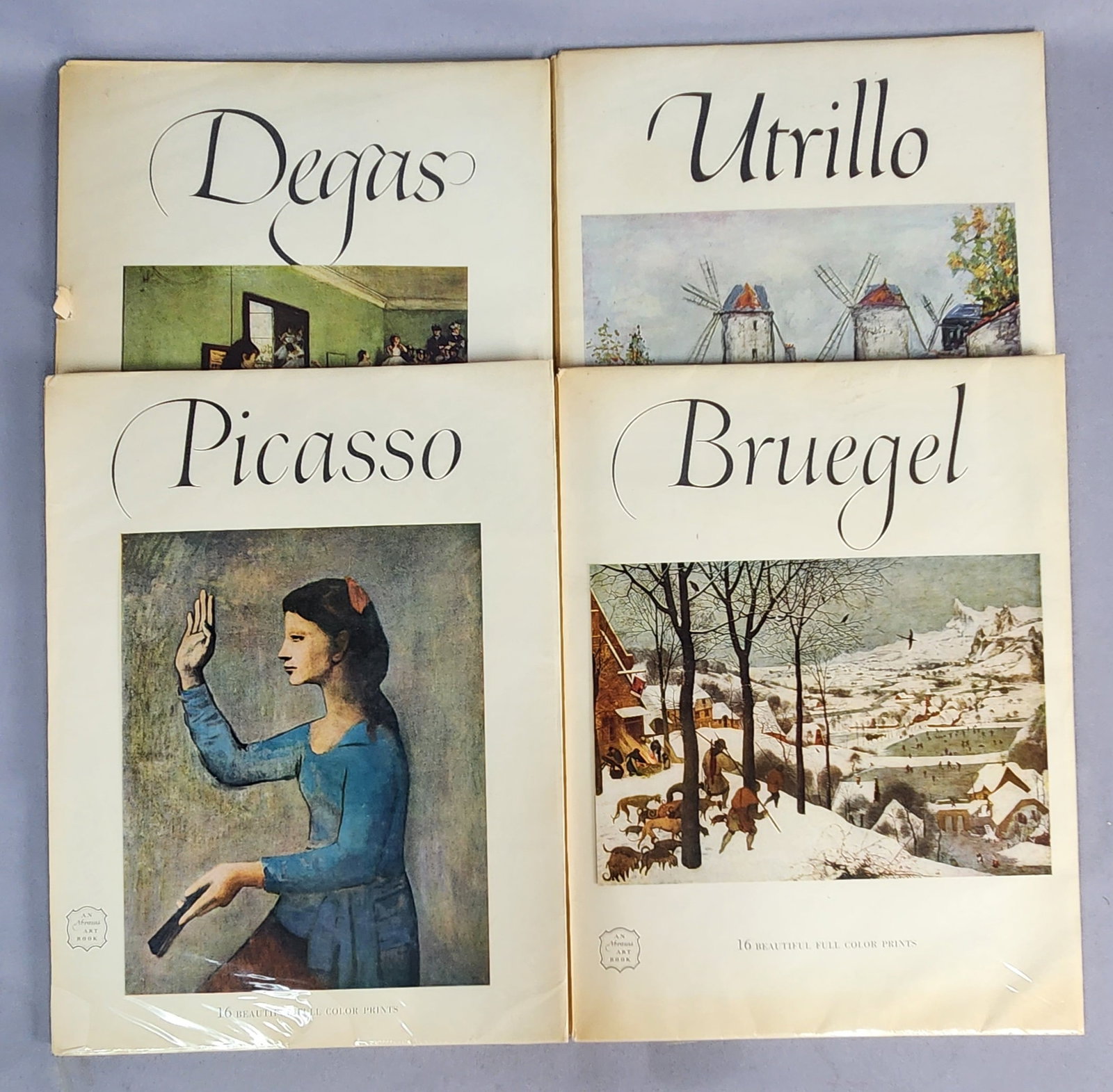 Collection of Art Treasures of the World Portfolios: This collection consists of multiple oversized art portfolios from the Art Treasures of the World series, published by Harry N. Abrams, Inc., New York. The group includes monographs for