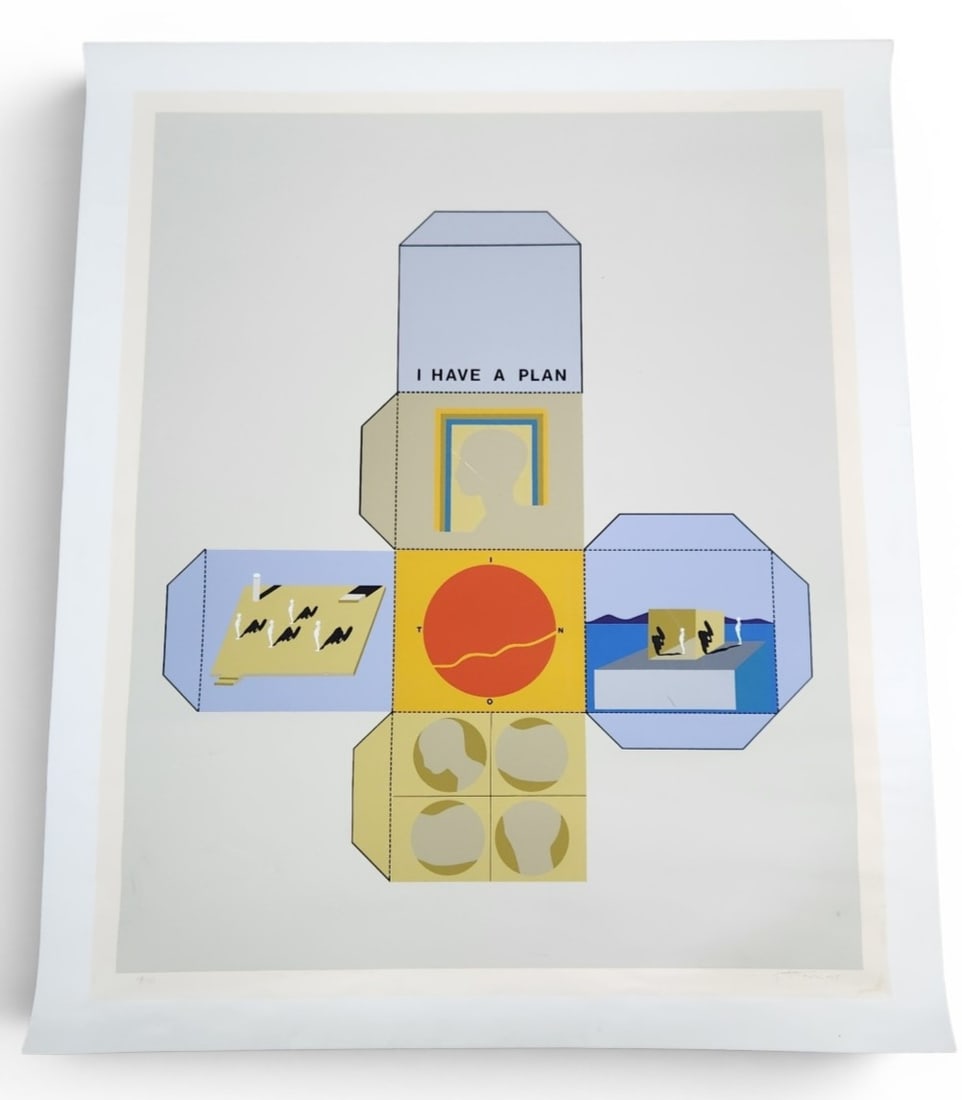 Ernest Trova Falling Man Serigraph Signed (1 of 10)