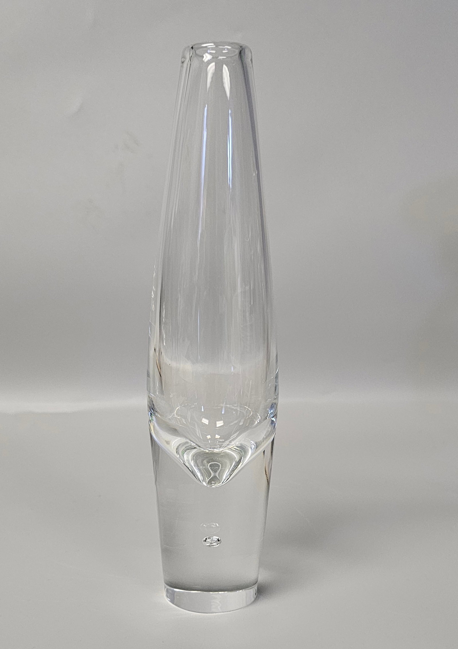 Steuben Clear Crystal Teardrop Bud Vase (1 of 6)