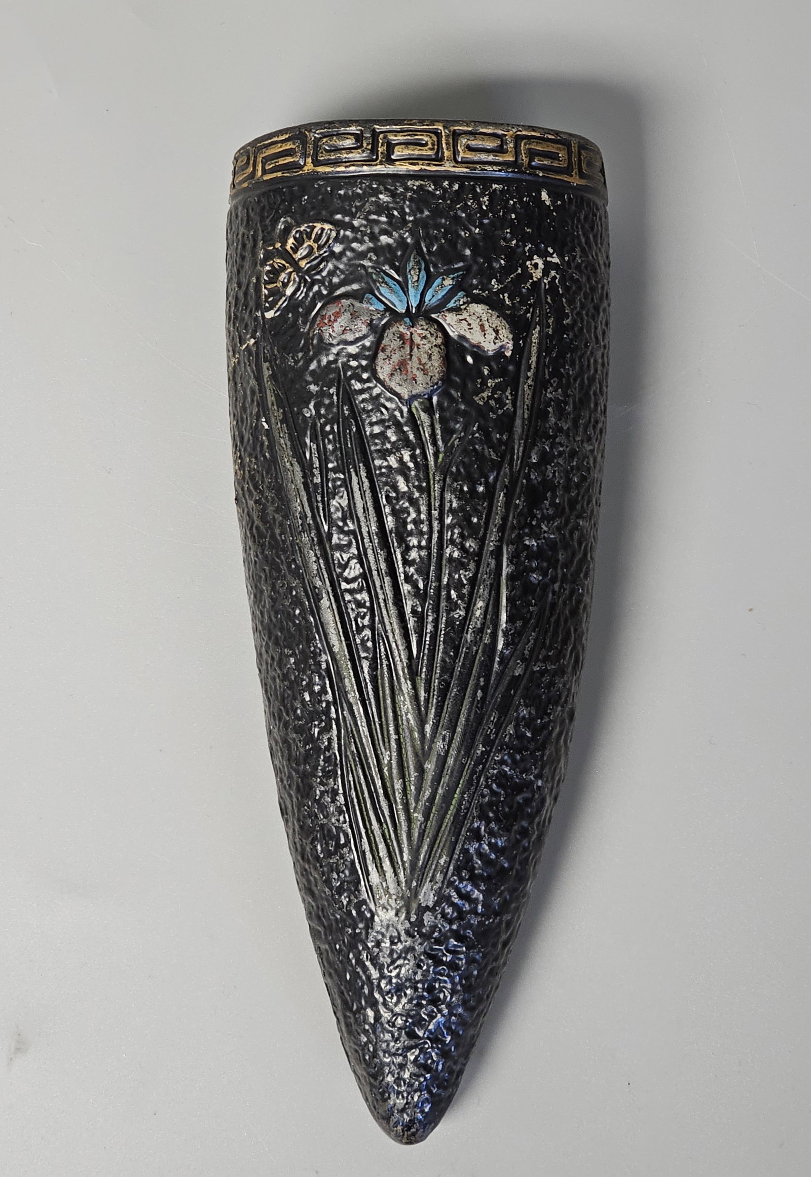 Vintage Japanese Pottery Wall Pocket (1 of 7)