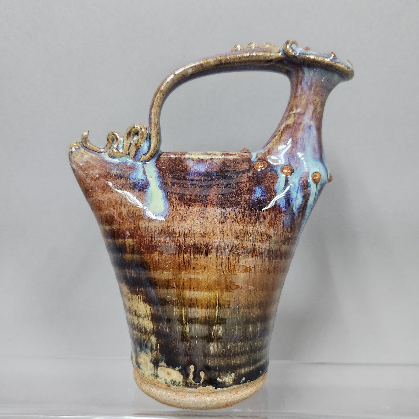 Contemporary Studio Pottery Figural Pitcher (1 of 6)