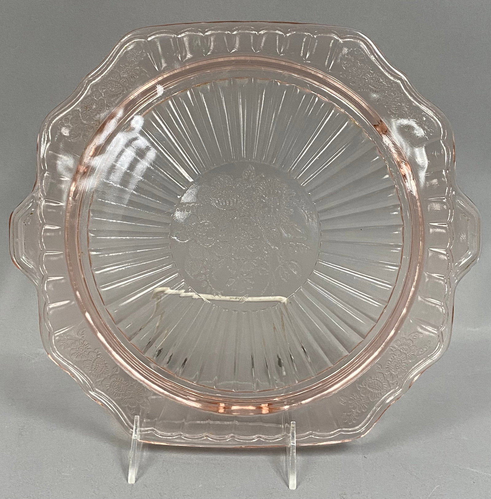 Pink Depression Glass Mayfair Pattern - 2