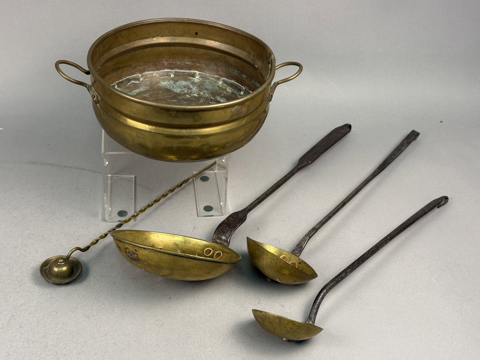 Brass & Iron Cooking Utensils & Basin (1 of 11)