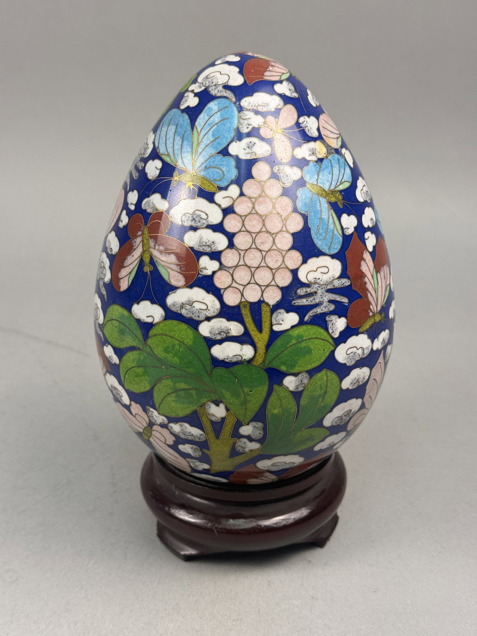 Large Cloisonne Enamel Egg - 6