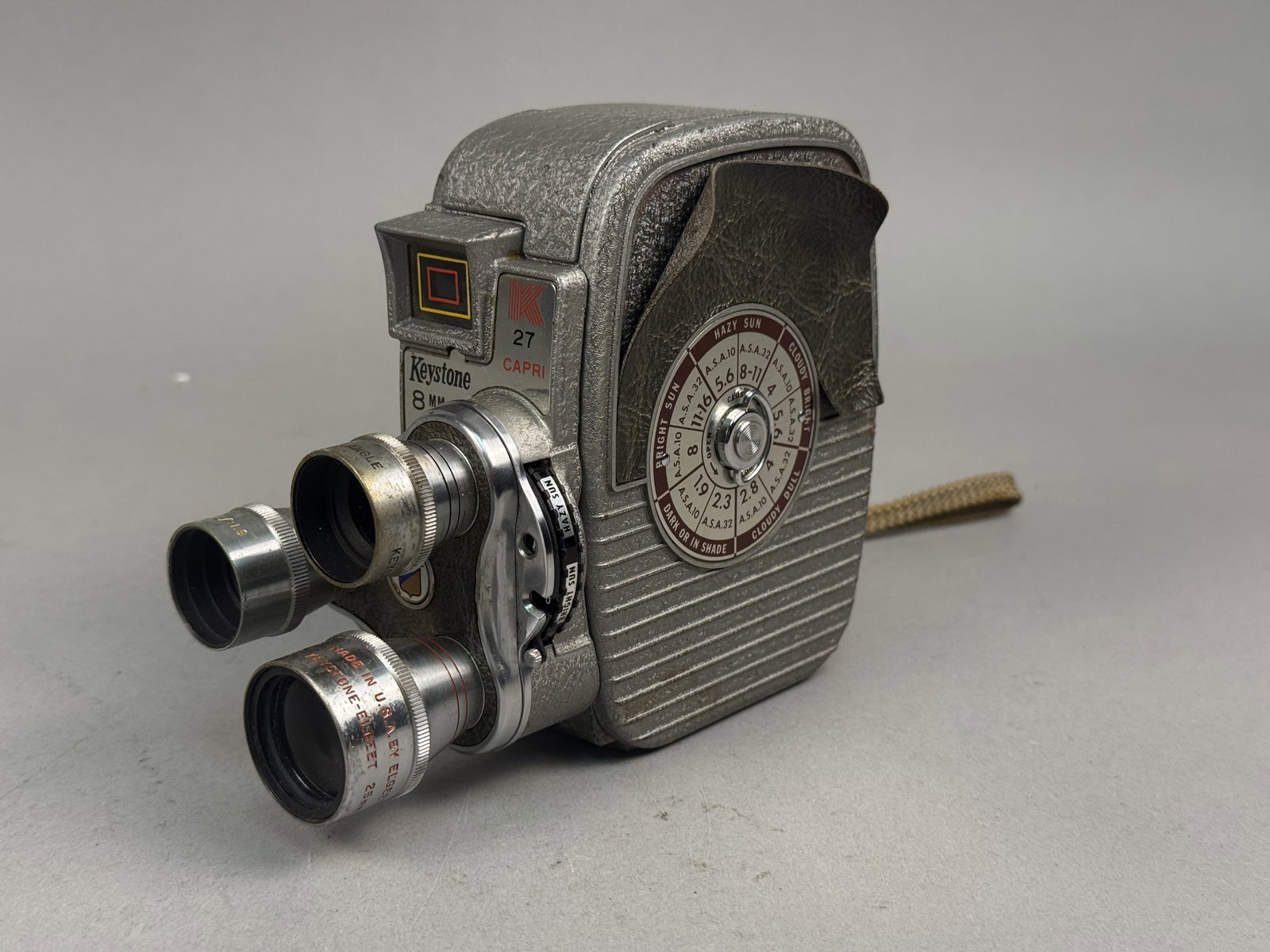 Keystone Capri K-27 8mm Camera Triple Lens (1 of 7)