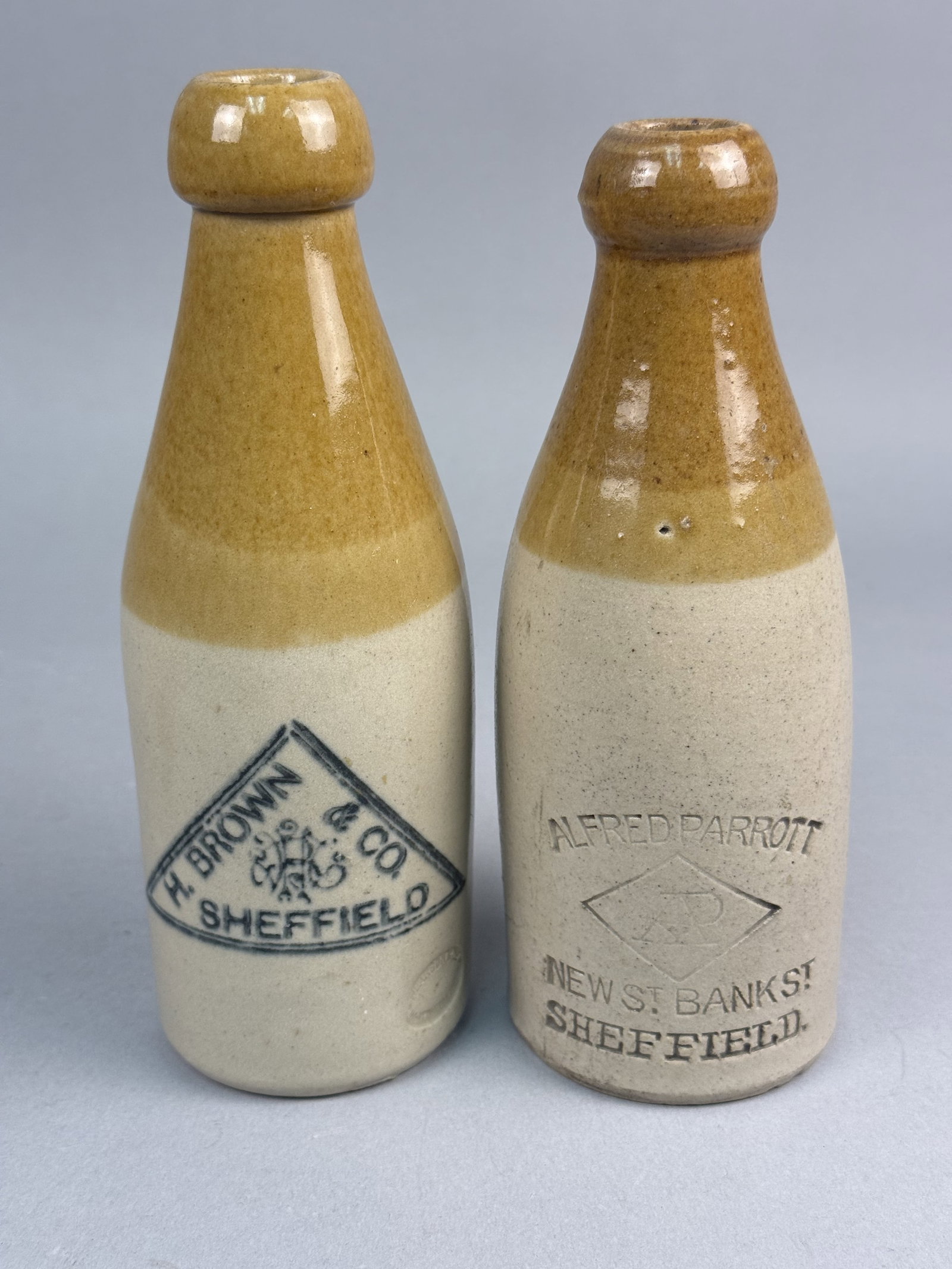 Stoneware Bottles for H. Brown & Alfred Parrott (1 of 8)