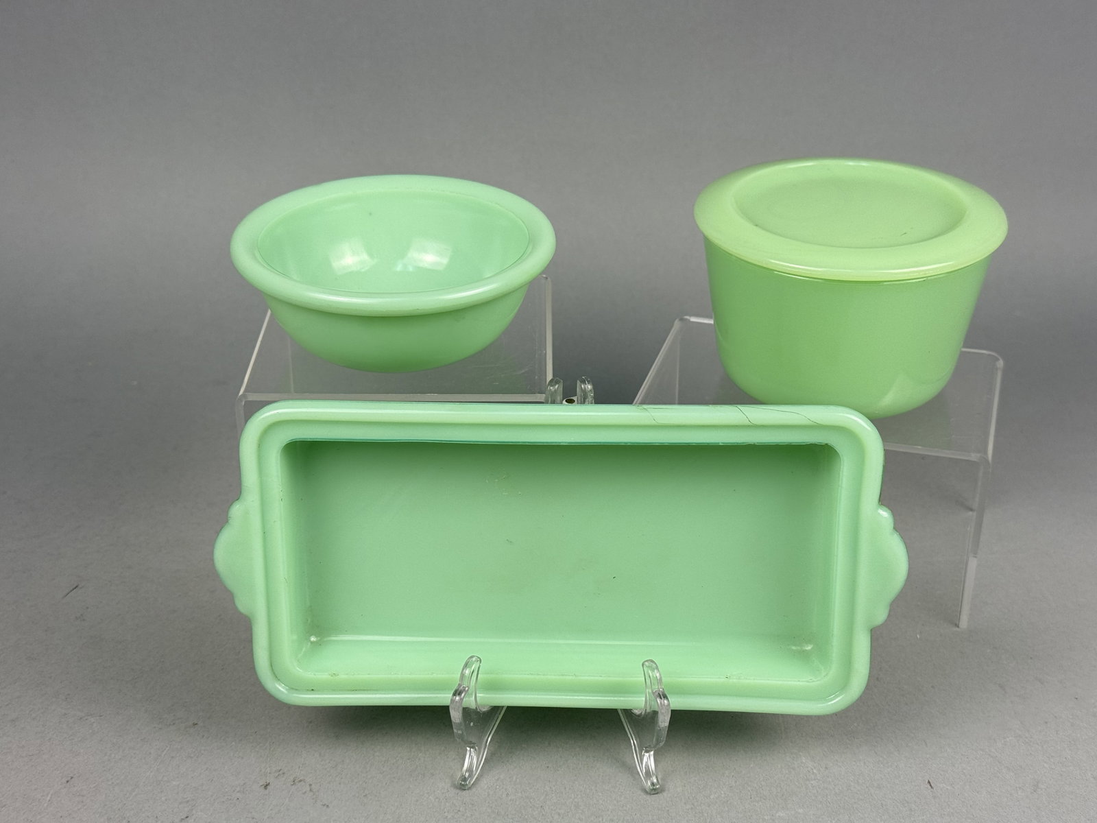 McKee Jadeite Uranium Glass Kitchenware - 6