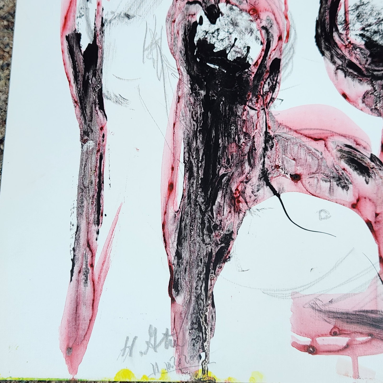 Abstract Expressionist Nude - 7